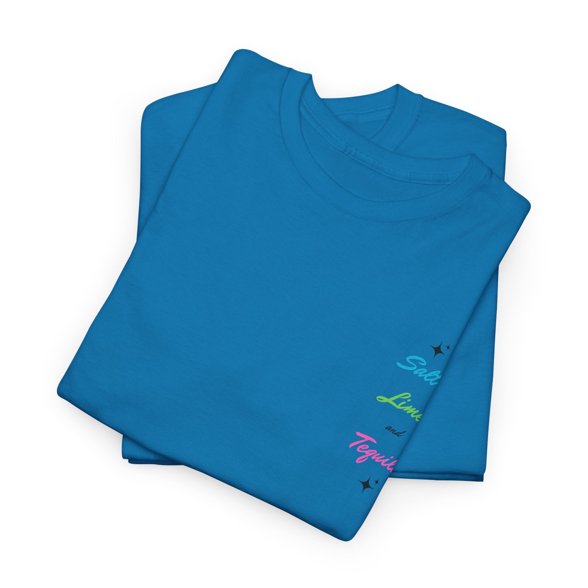 Fun Classic Salt- Lime- Tequila Unisex Heavy Cotton T Shirt, Drink the Summer Up