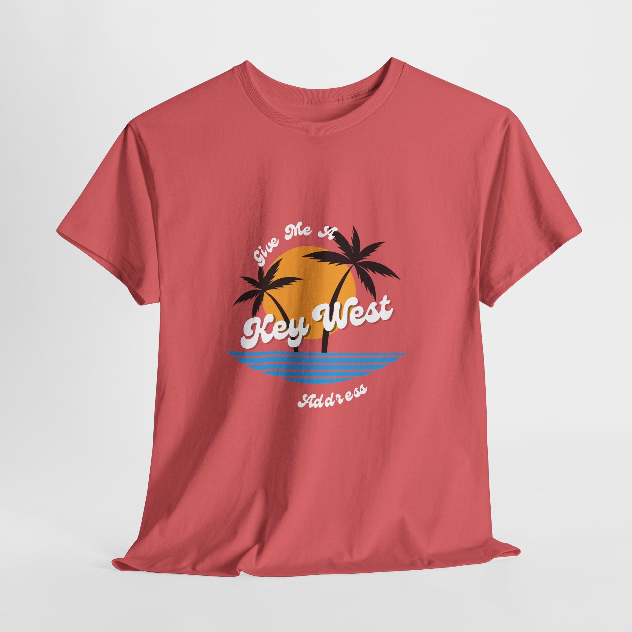 Even Kids shout...Give Me A Key West Address Unisex Tee,  Adult sizes too Summer Graphic Tee, Vacation Shirt, Beachwear, Fun Gift for Friends, Family Getaways
