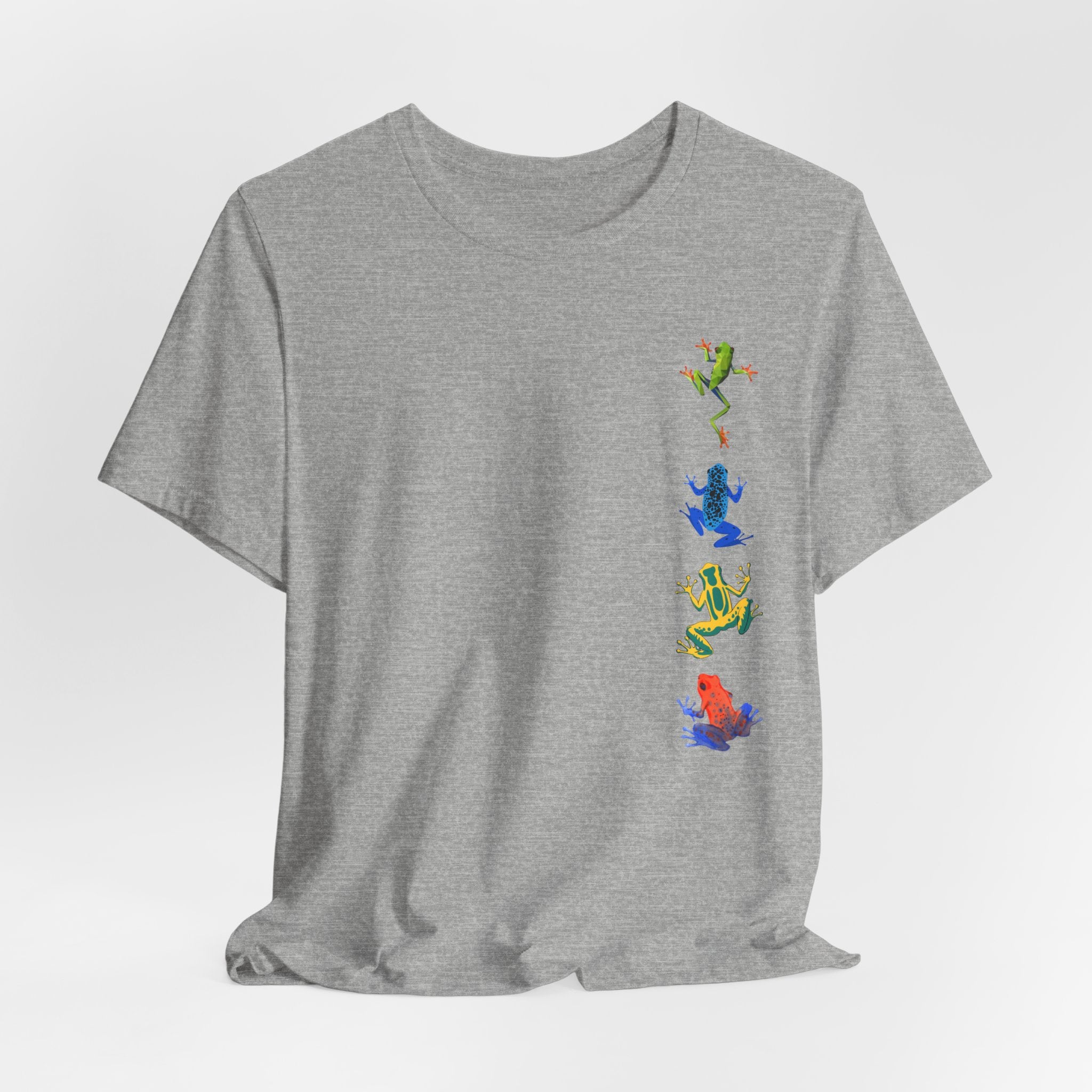 Stacked Tree Frog Dance Unisex Tee - Fun Graphic Shirt for Nature Lovers, Great for Parties, Gifts, Summer Events, and Casual Outings