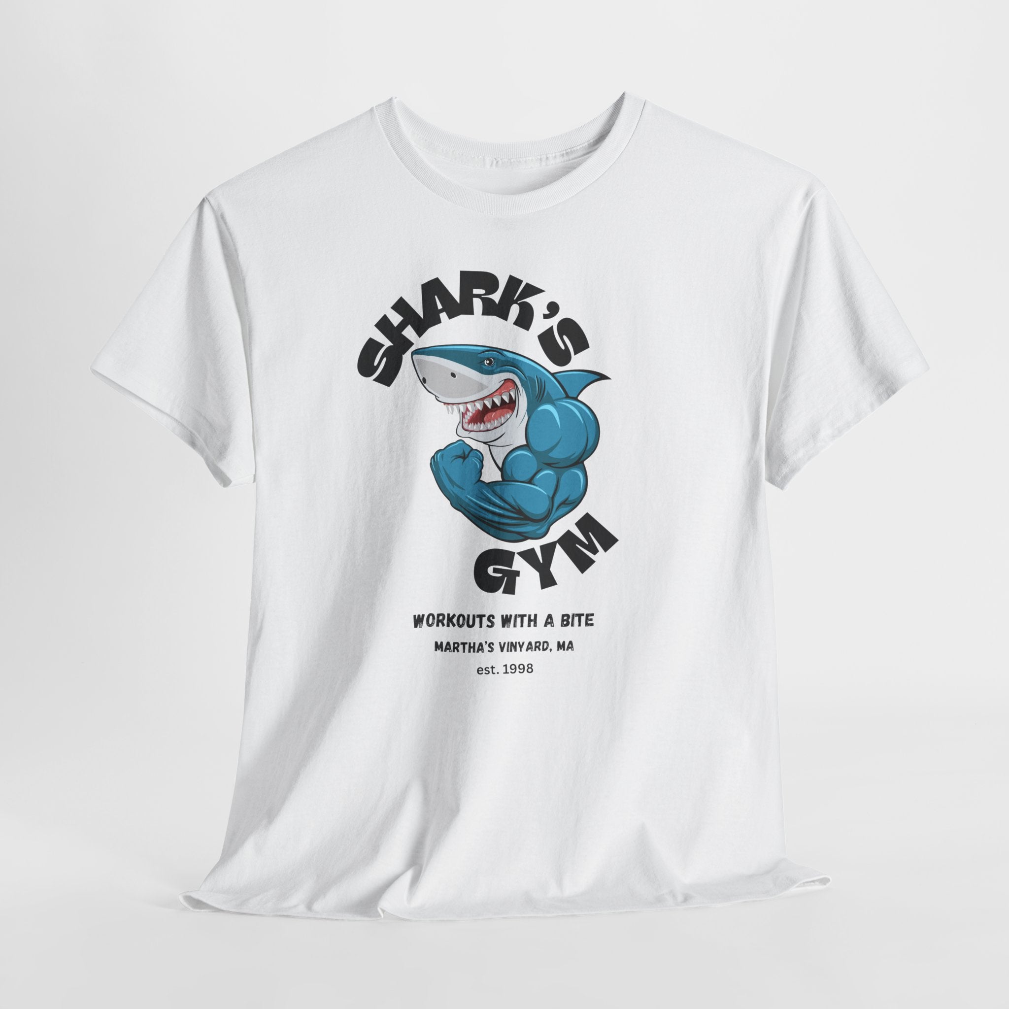 World Famous Sharkys Gym Martha's Vineyard, MA Tee