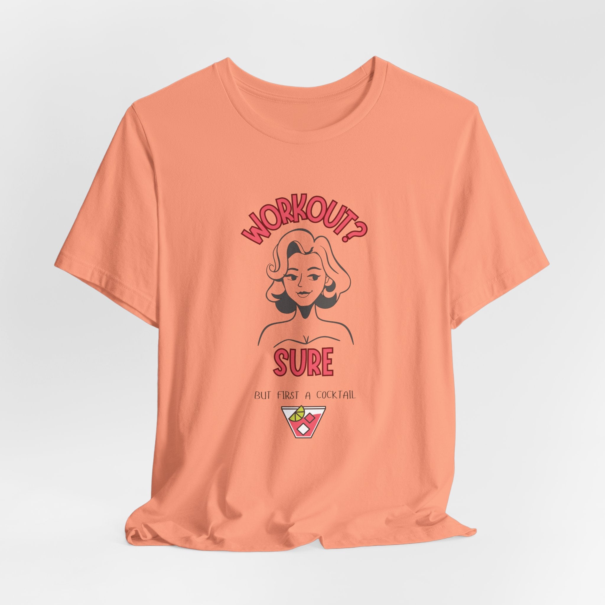 Workout Motivation Tee (Or Not)| Funny Fitness Shirt, Unisex Jersey Tee, Exercise Shirt, Gift for Gym Lovers, Casual Wear