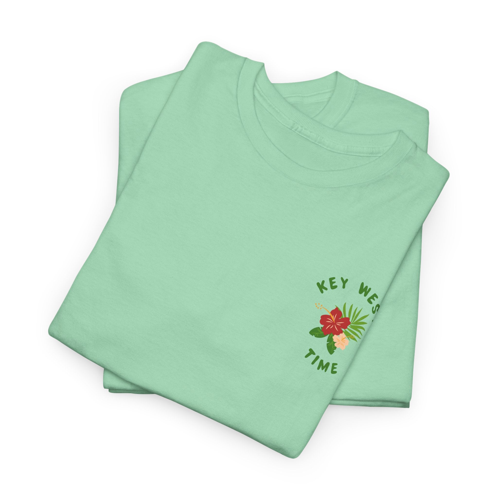 Classic Key West Time Comfortable Casual Heavy Unisex Tee Shirt