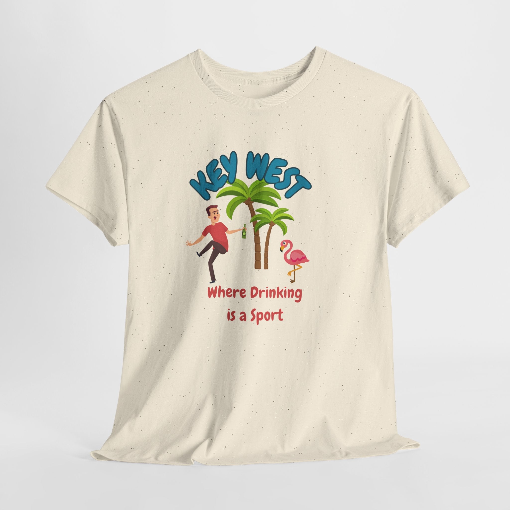 Funny Key West Drinking Sport Tee, Summer Vacation Shirt, Beach Party Apparel, Fun Casual Wear, Gift for Travelers