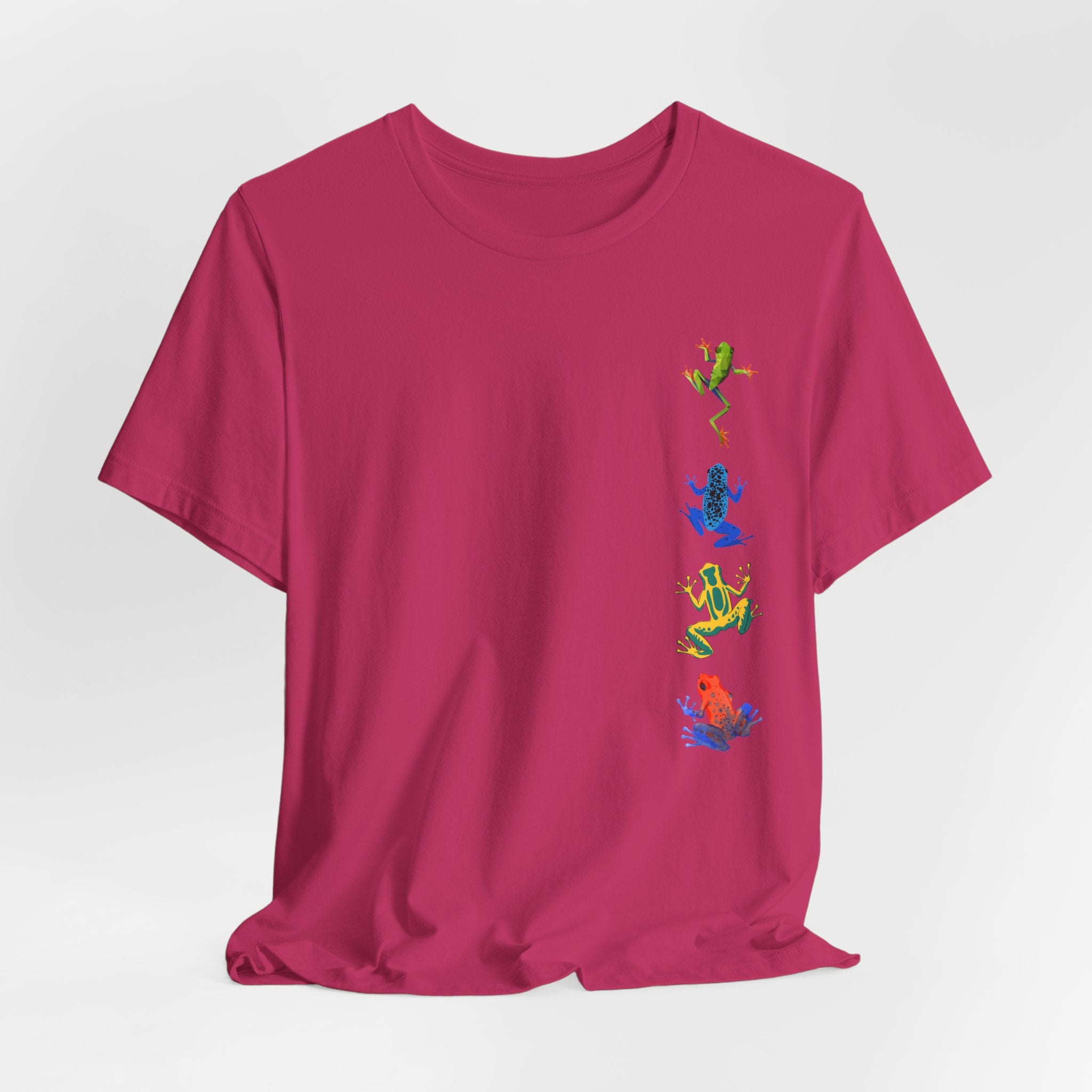 Stacked Tree Frog Dance Unisex Tee - Fun Graphic Shirt for Nature Lovers, Great for Parties, Gifts, Summer Events, and Casual Outings