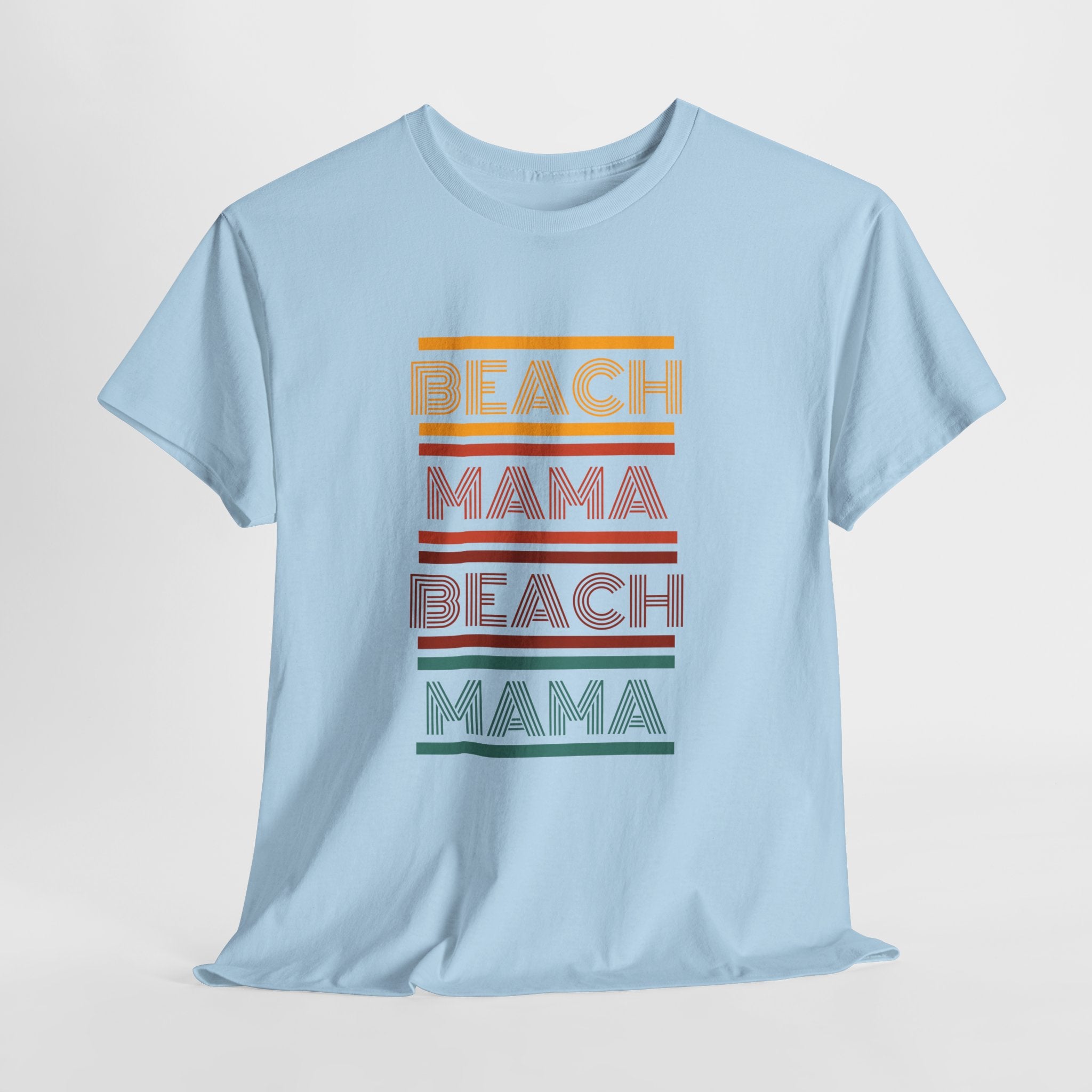 Grandma gets to show her Love for Sand and Salt Water too in this Fun Retro Beach Mama Tee shirt