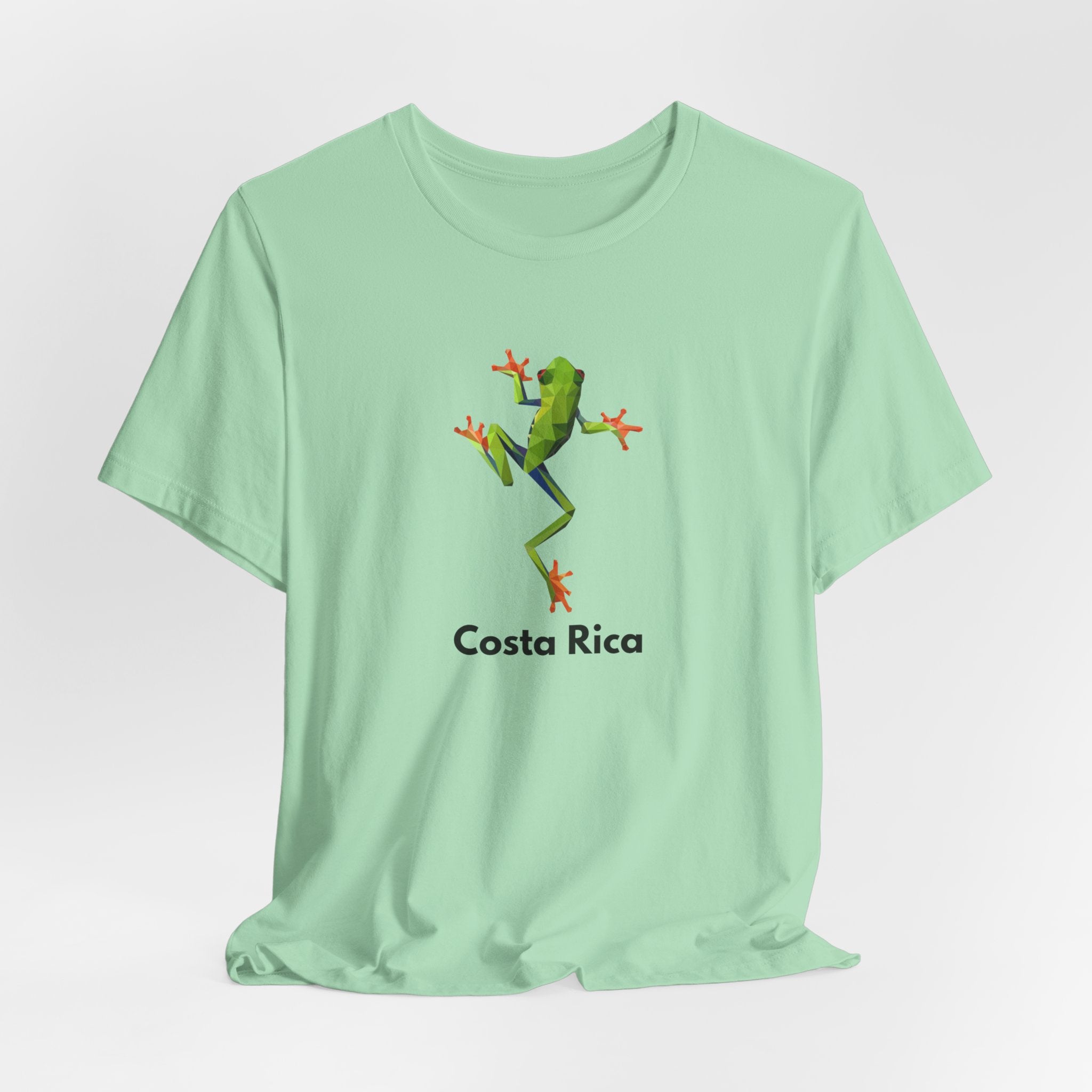 Costa Rica Tree Frog Tee, Unisex Jersey Tee, Cute Animal Shirt, Travel Gift, Costa Rica Souvenir, Tropical Vibes, Graphic T-Shirt
