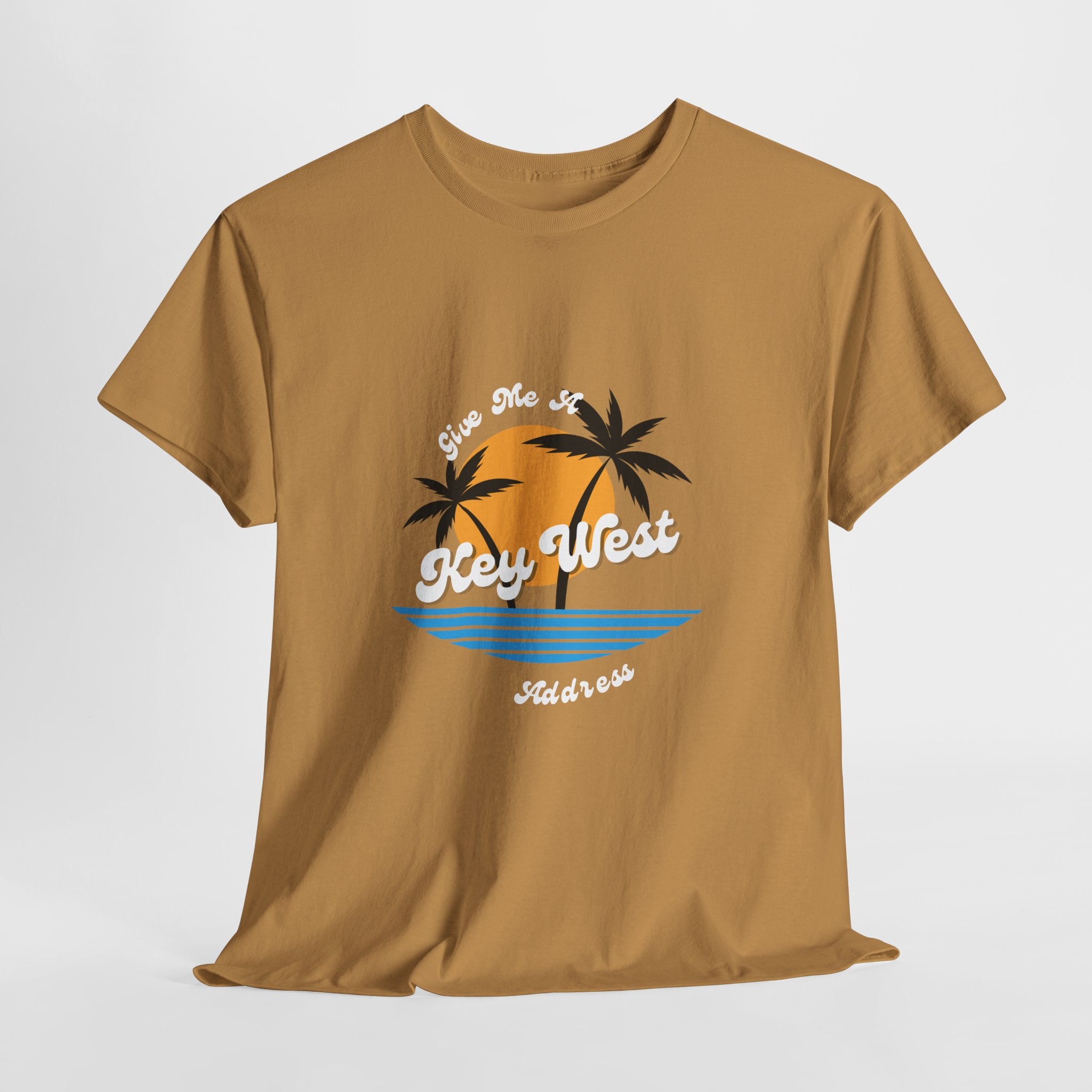Even Kids shout...Give Me A Key West Address Unisex Tee,  Adult sizes too Summer Graphic Tee, Vacation Shirt, Beachwear, Fun Gift for Friends, Family Getaways