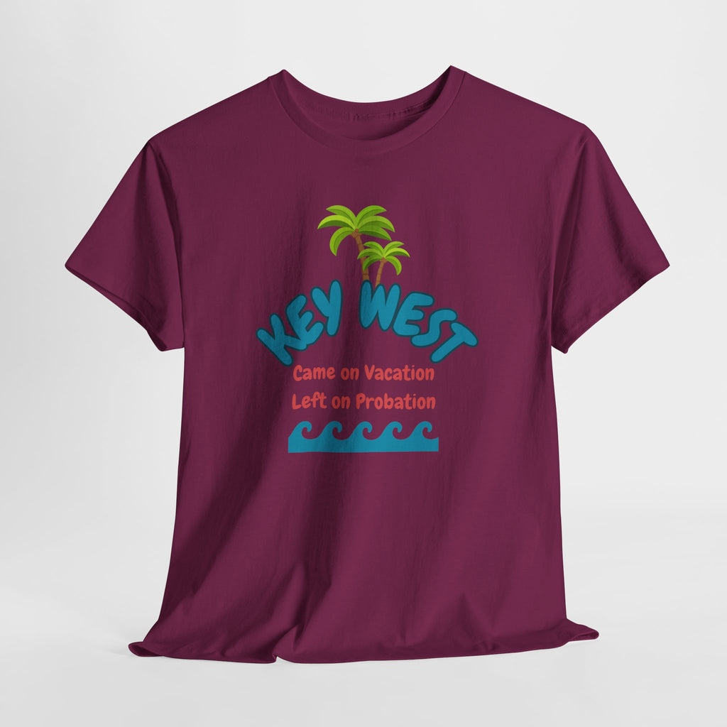 Get A reputation in from  Key West Vacation Tee, Travel Shirt, Beach Party T-Shirt, Unisex Summer Apparel, Gift for Travelers, Casual Wear