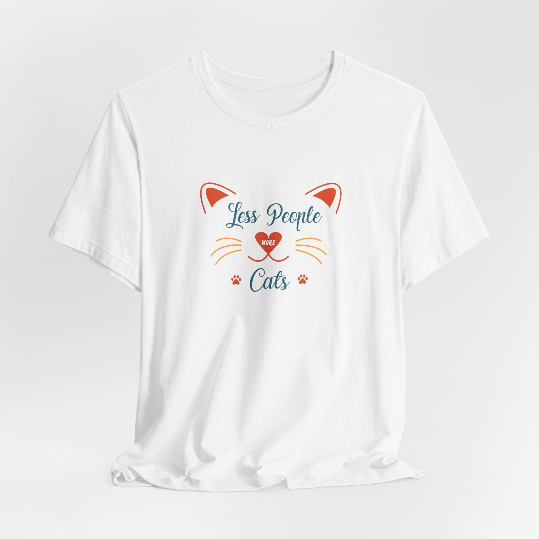 Cute and Funny Cat Lover Unisex Heavy Cotton Tee, Perfect Gift for Cat Owners, Funny Cat Shirt, Animal Lover Apparel, Birthday Gift for Pet Lovers
