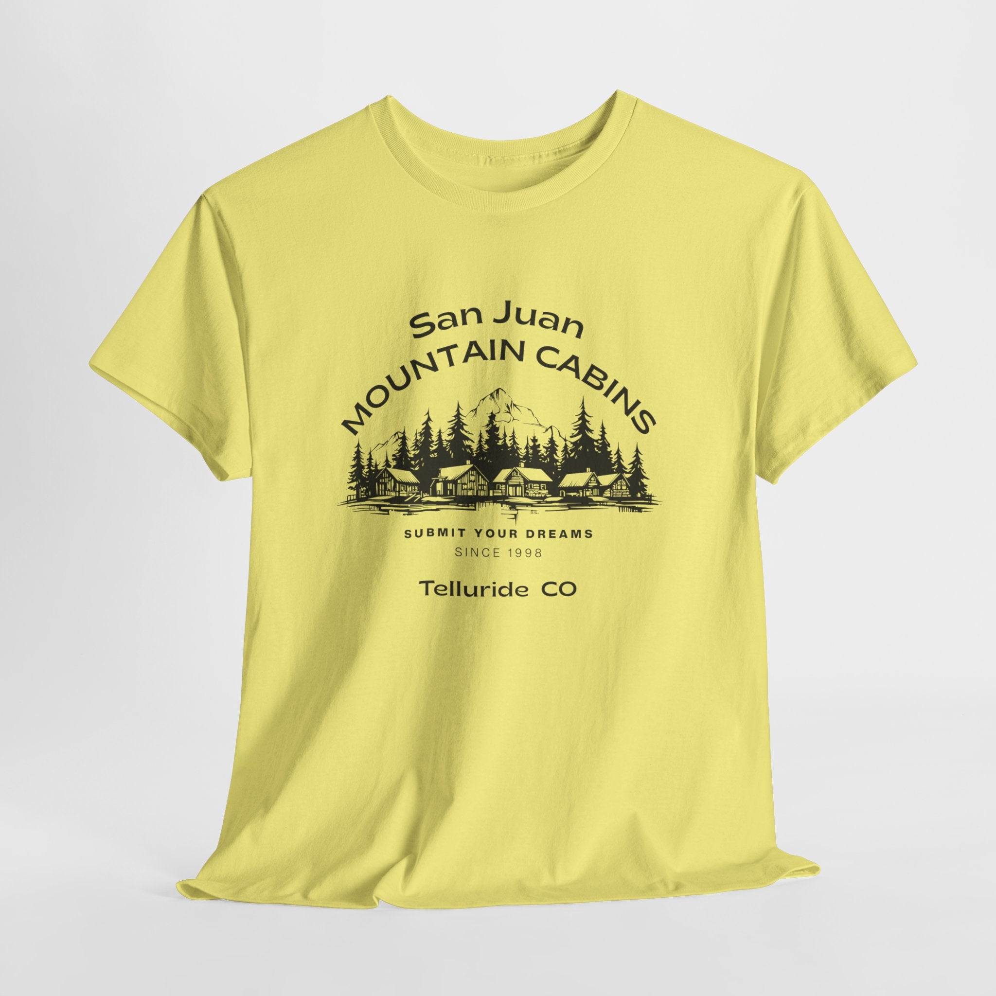 Ultra Exclusive San Juan Mountain Cabins Telluride, Colorado Unisex Tee -