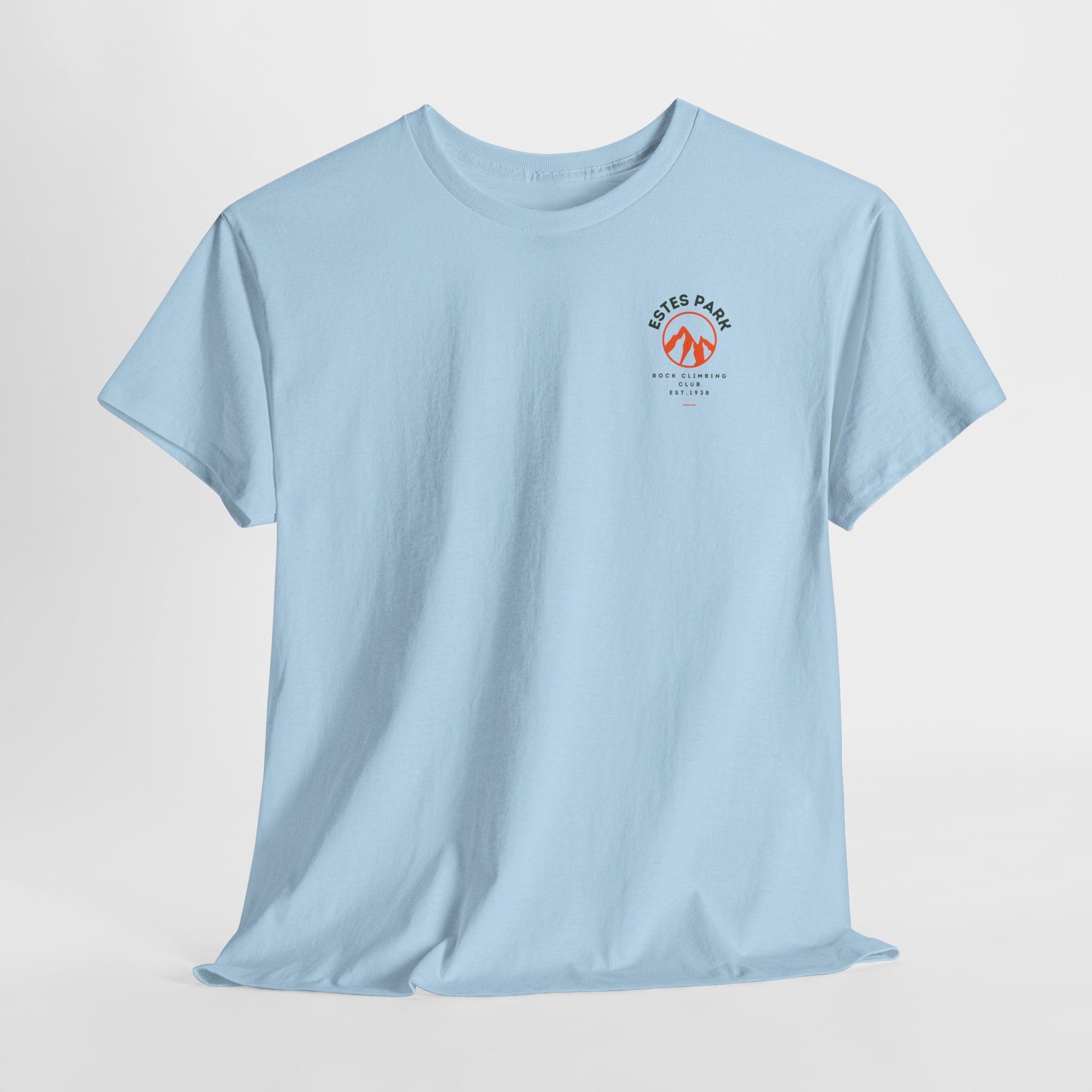 Estes Park Colorado Climbing Club Unisex Heavy Cotton Tee - Casual Comfort for Everyday Wear | Perfect Gift for Birthdays, Holidays, and Celebrations, Graphic Tee, [...]