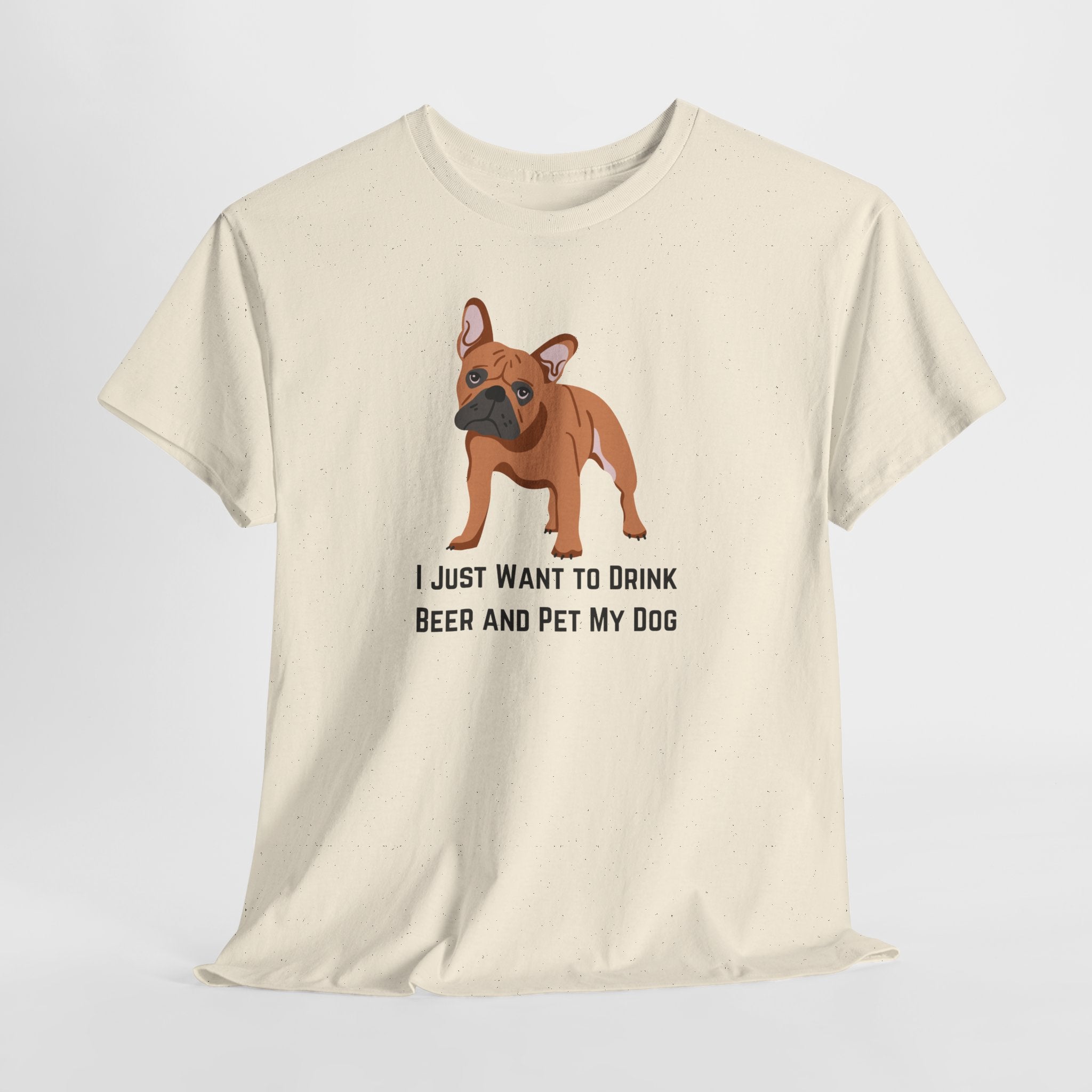 Dog Lover Tee: I Just Want to Drink Beer and Pet My Dog, Unisex Cotton T-Shirt, Gift for Dog Owners, Pet Lovers Apparel, Casual Wear, [...]