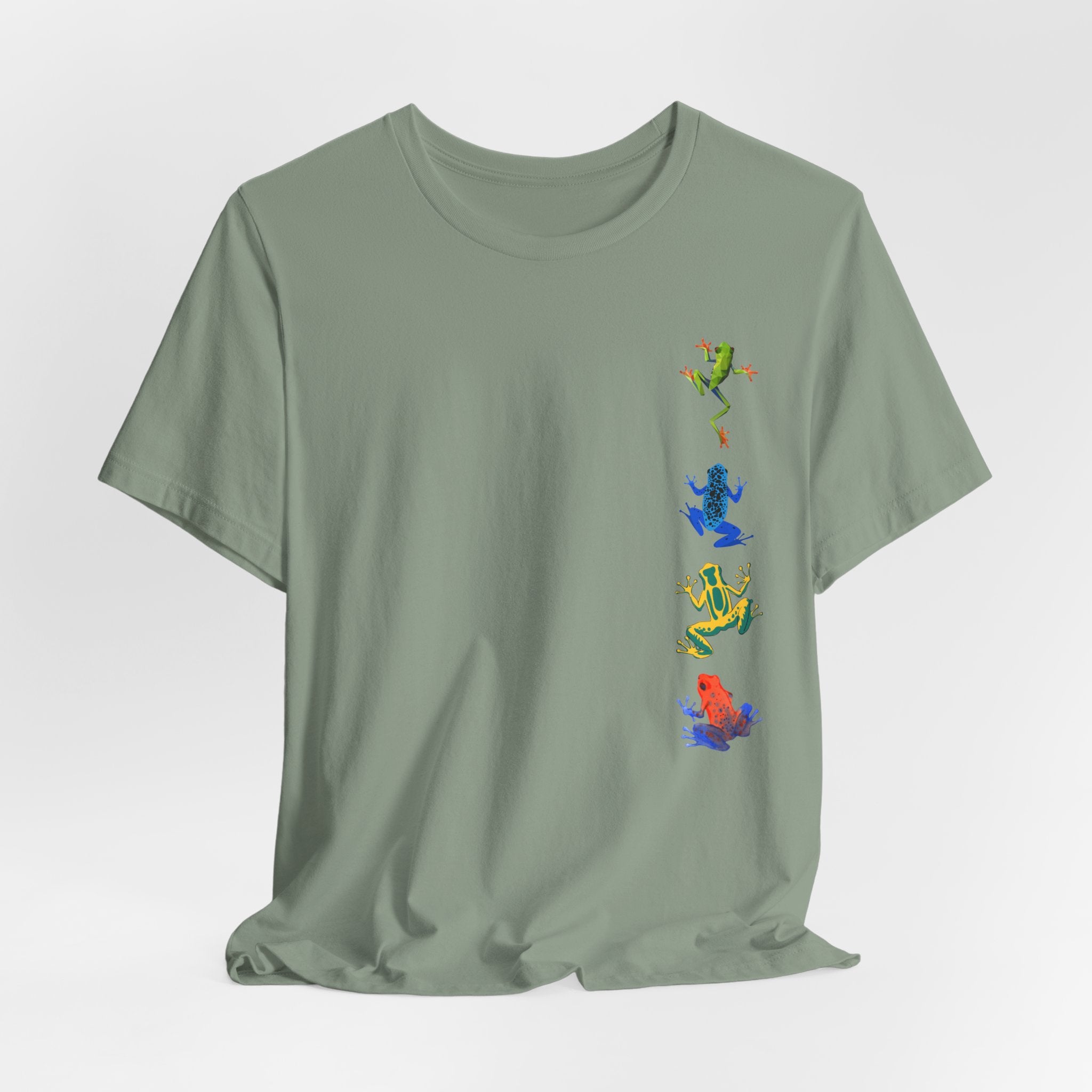Stacked Tree Frog Dance Unisex Tee - Fun Graphic Shirt for Nature Lovers, Great for Parties, Gifts, Summer Events, and Casual Outings