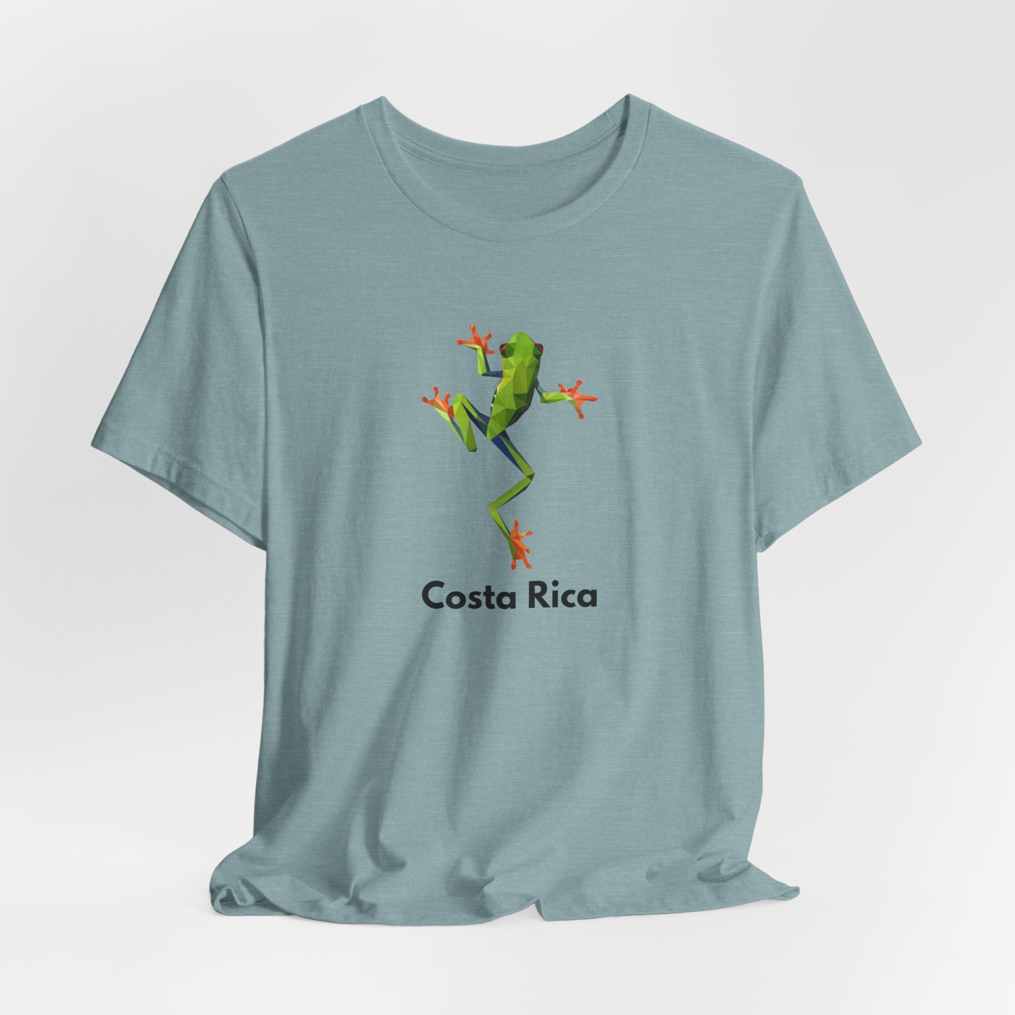 Costa Rica Tree Frog Tee, Unisex Jersey Tee, Cute Animal Shirt, Travel Gift, Costa Rica Souvenir, Tropical Vibes, Graphic T-Shirt
