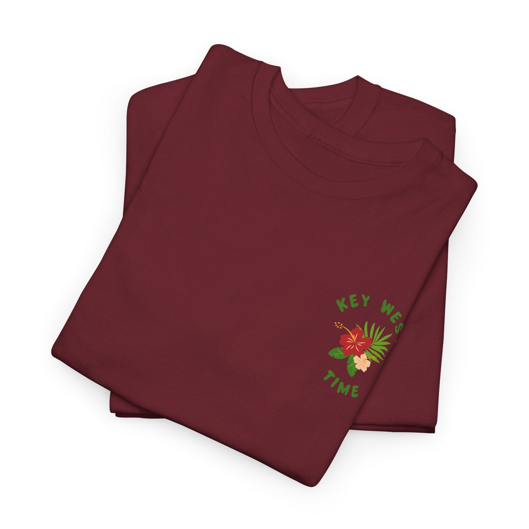 Classic Key West Time Comfortable Casual Heavy Unisex Tee Shirt
