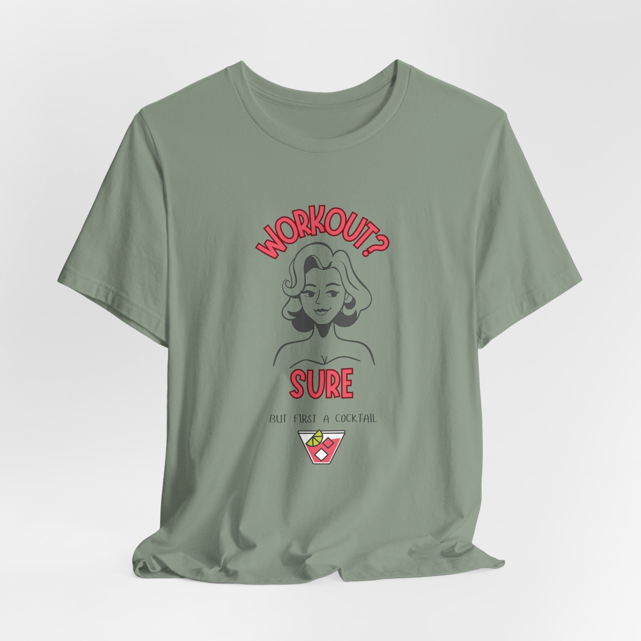 Workout Motivation Tee (Or Not)| Funny Fitness Shirt, Unisex Jersey Tee, Exercise Shirt, Gift for Gym Lovers, Casual Wear