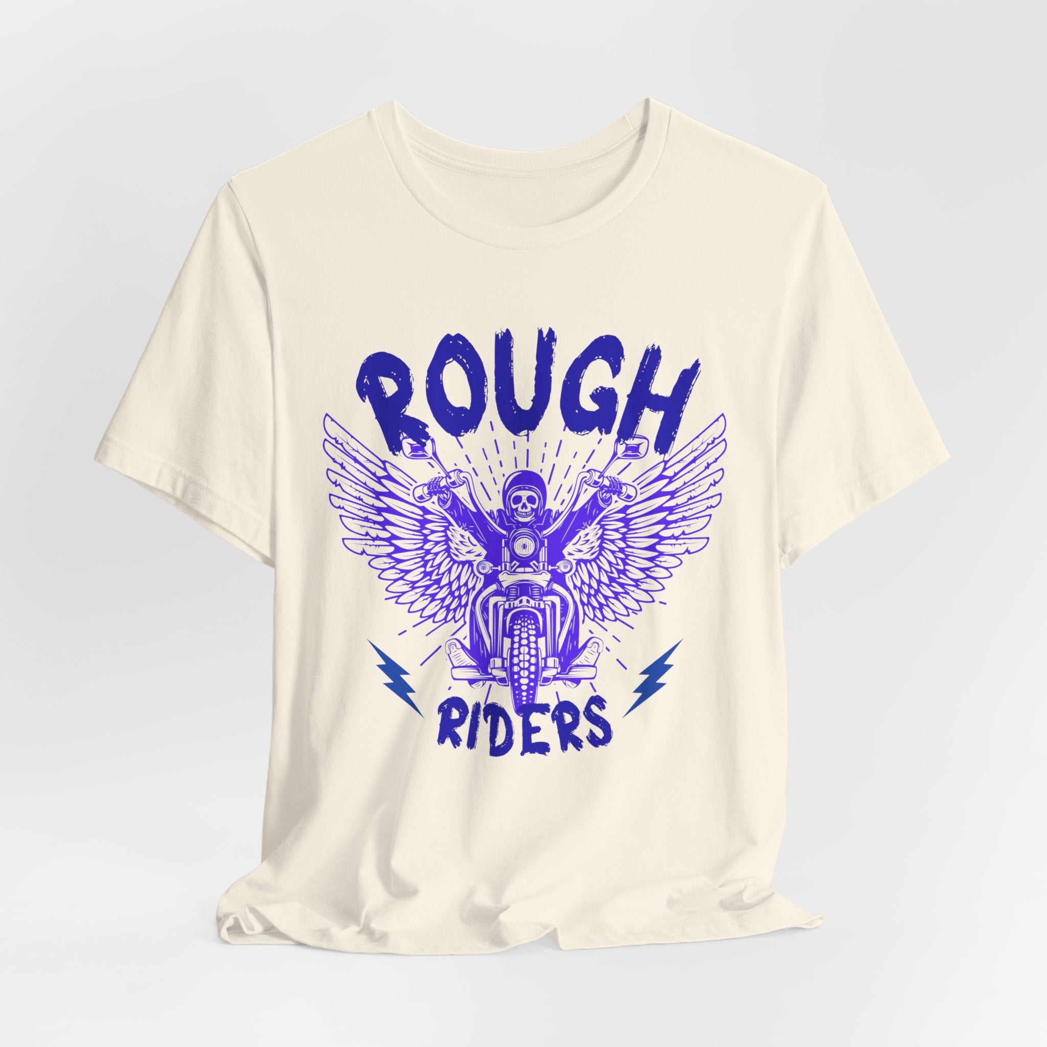Rough Riders Motorcycle Tee | Unisex Vintage T-Shirt | Biker Apparel | Gift for Him | Casual Cool Shirt | Freedom Ride Fashion