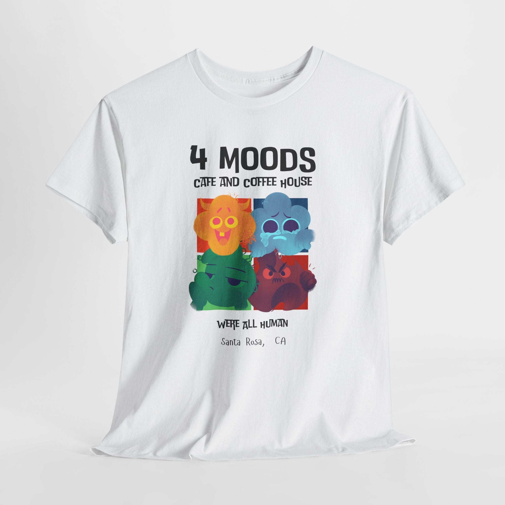 Coffee Lover T-Shirt - 4 Moods Cafe and Coffee House Santa Rosa, CA