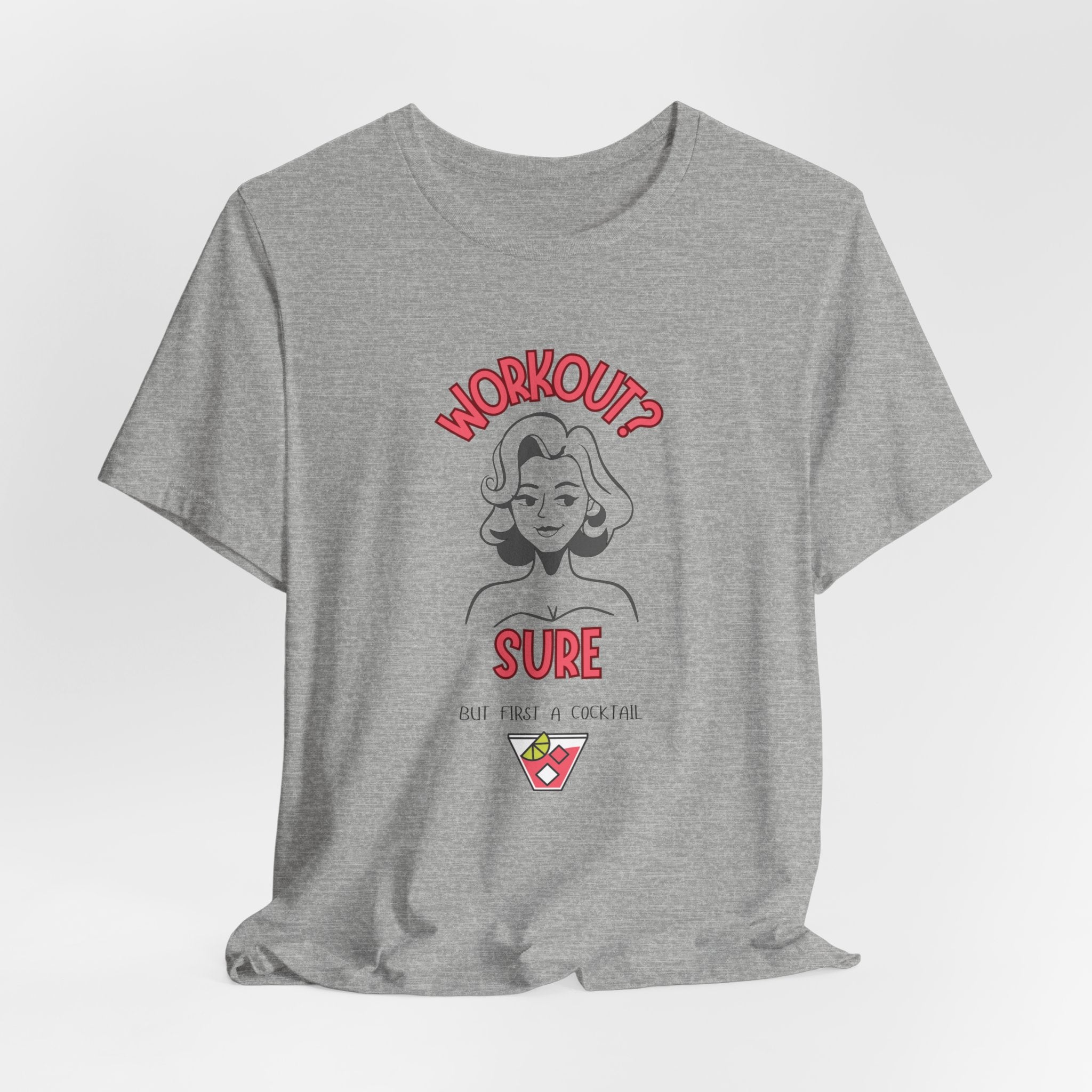 Workout Motivation Tee (Or Not)| Funny Fitness Shirt, Unisex Jersey Tee, Exercise Shirt, Gift for Gym Lovers, Casual Wear
