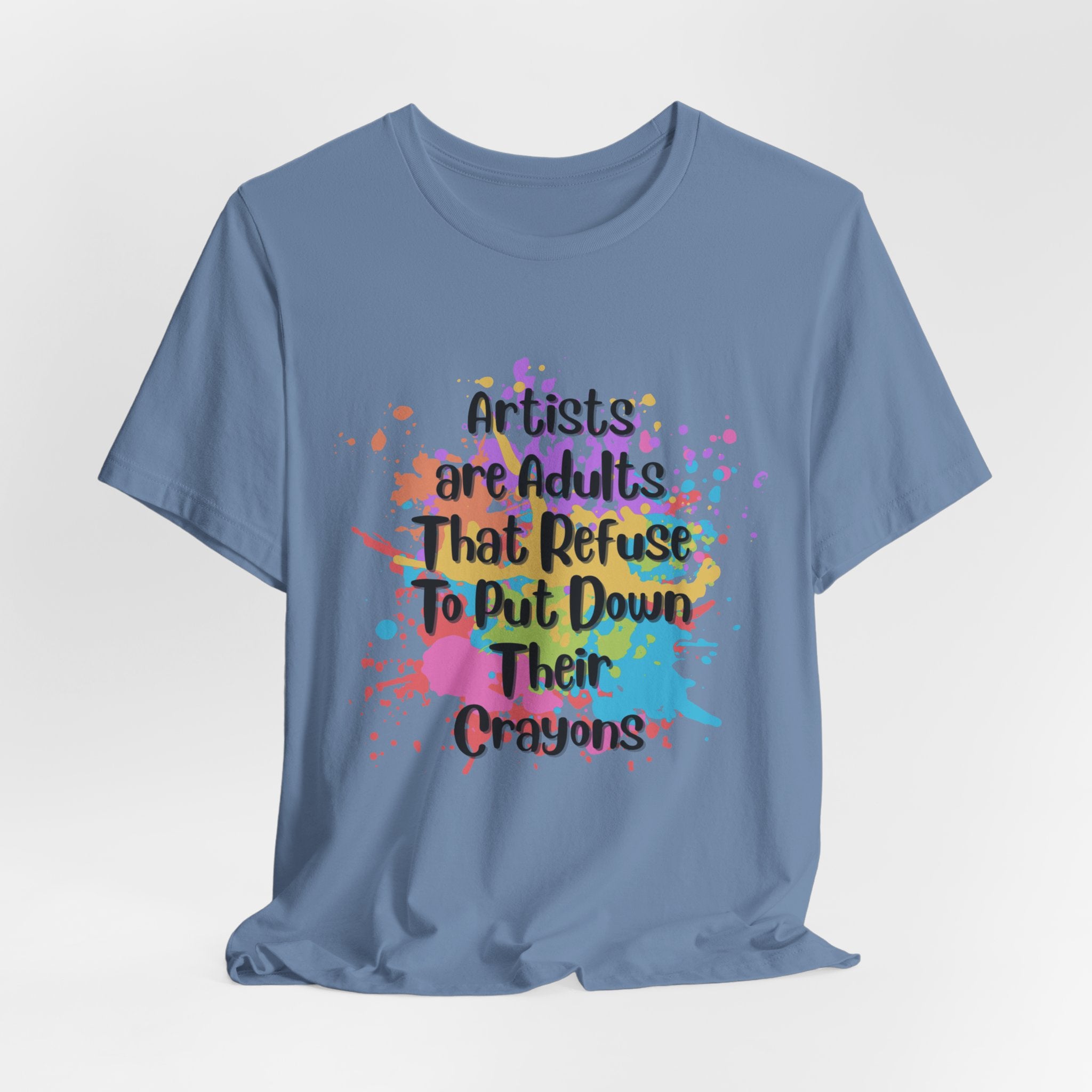 Fun Creative Artist Unisex Heavy Cotton Tee for Art Lovers, Gift for Artists, Quirky T-Shirt, Fun Casual Wear, Birthday Gift, Art Enthusiast Shirt