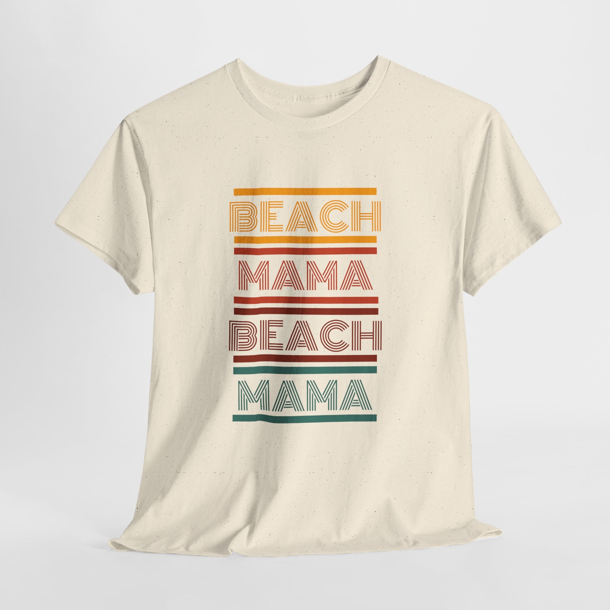 Grandma gets to show her Love for Sand and Salt Water too in this Fun Retro Beach Mama Tee shirt