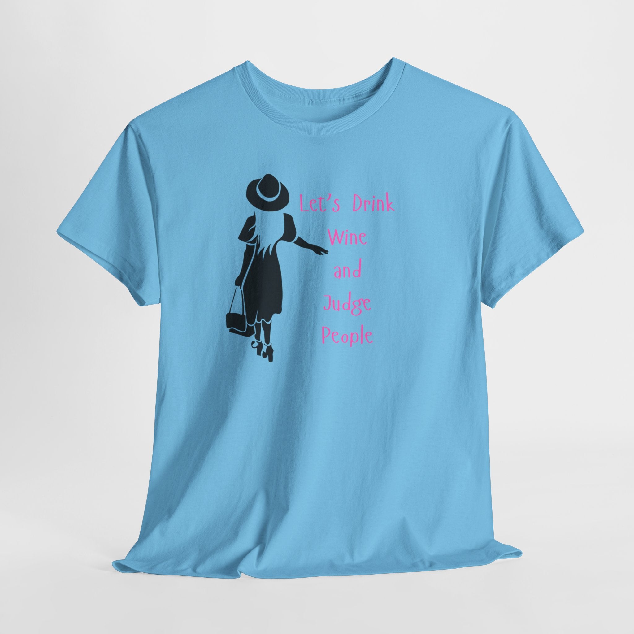 Bitchy but Fun   Let's Drink Wine Unisex Cotton Tee, Funny Wine Lover Shirt, Gift for Wine Enthusiasts, Perfect for Wine Night, Stay Classy Attire