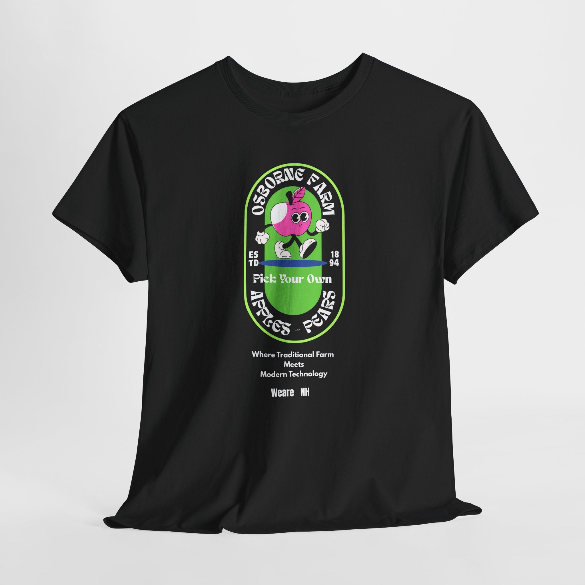 Iconic Osbourne Family Pick Your Own Farms - Weare NH Pick,  Unisex Heavy Cotton Tee