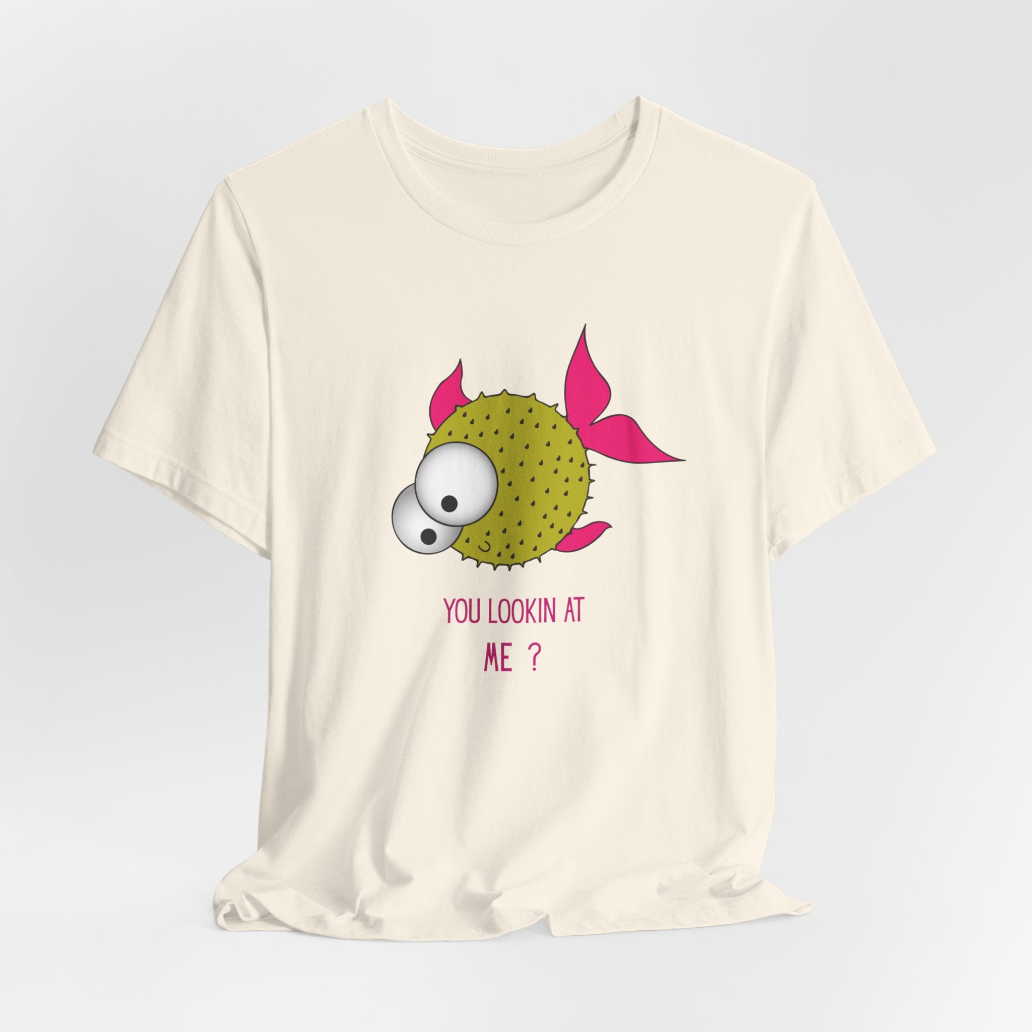 Whimsical and Fun Puffer Fish Tee - Fun Short Sleeve Shirt for Aquatic Lovers, Ideal for Gift Giving, Casual Wear, Summer Fashion, and Beach Days