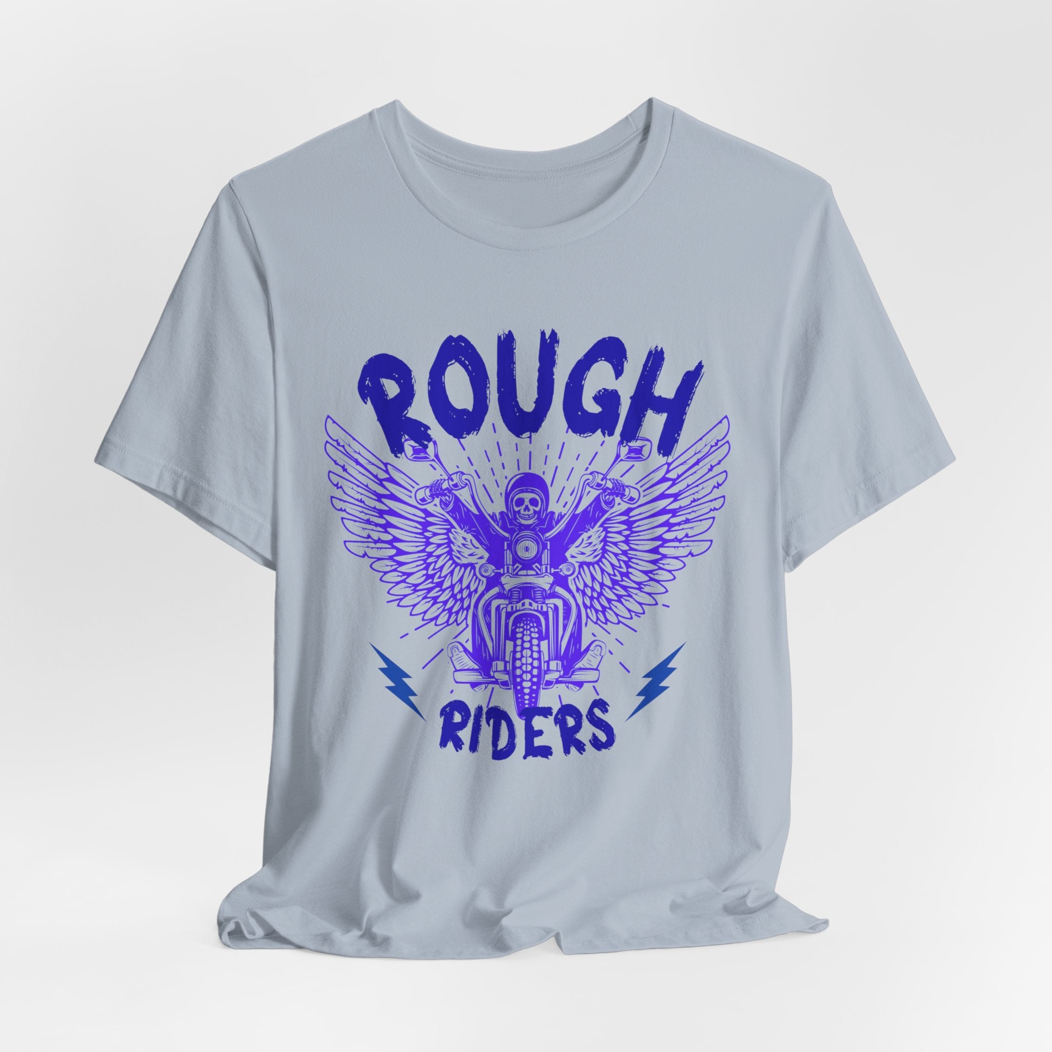 Rough Riders Motorcycle Tee | Unisex Vintage T-Shirt | Biker Apparel | Gift for Him | Casual Cool Shirt | Freedom Ride Fashion