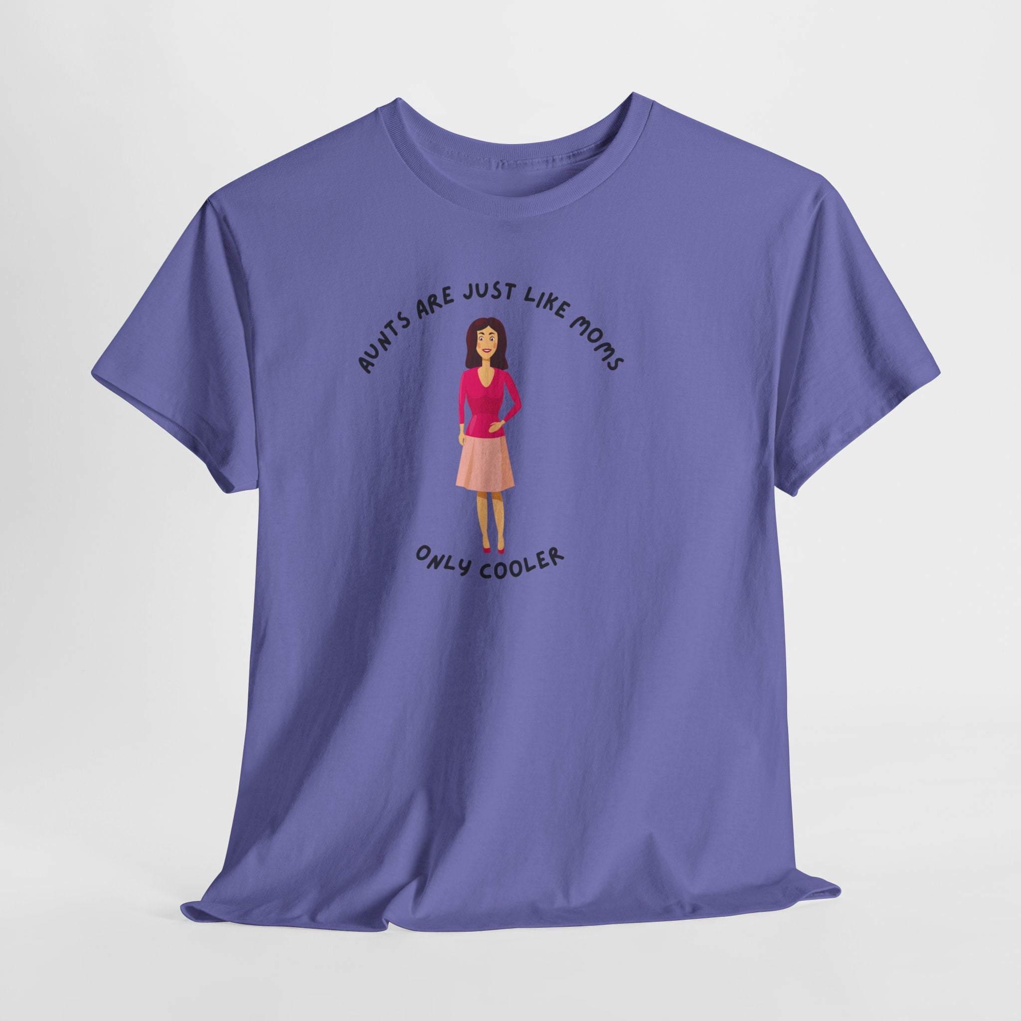 Fun Cool Aunt Unisex Heavy Cotton  Tee Shirt