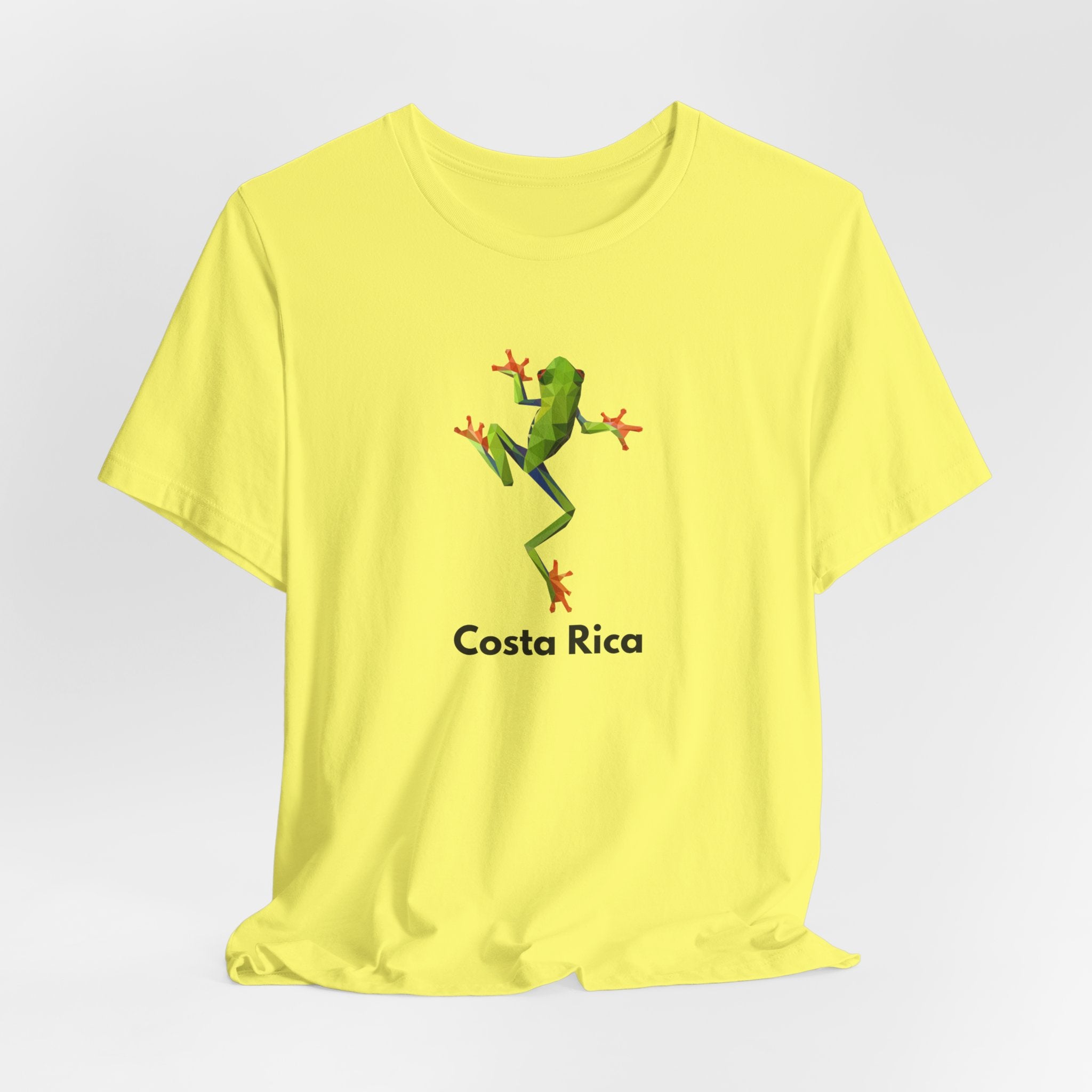 Costa Rica Tree Frog Tee, Unisex Jersey Tee, Cute Animal Shirt, Travel Gift, Costa Rica Souvenir, Tropical Vibes, Graphic T-Shirt