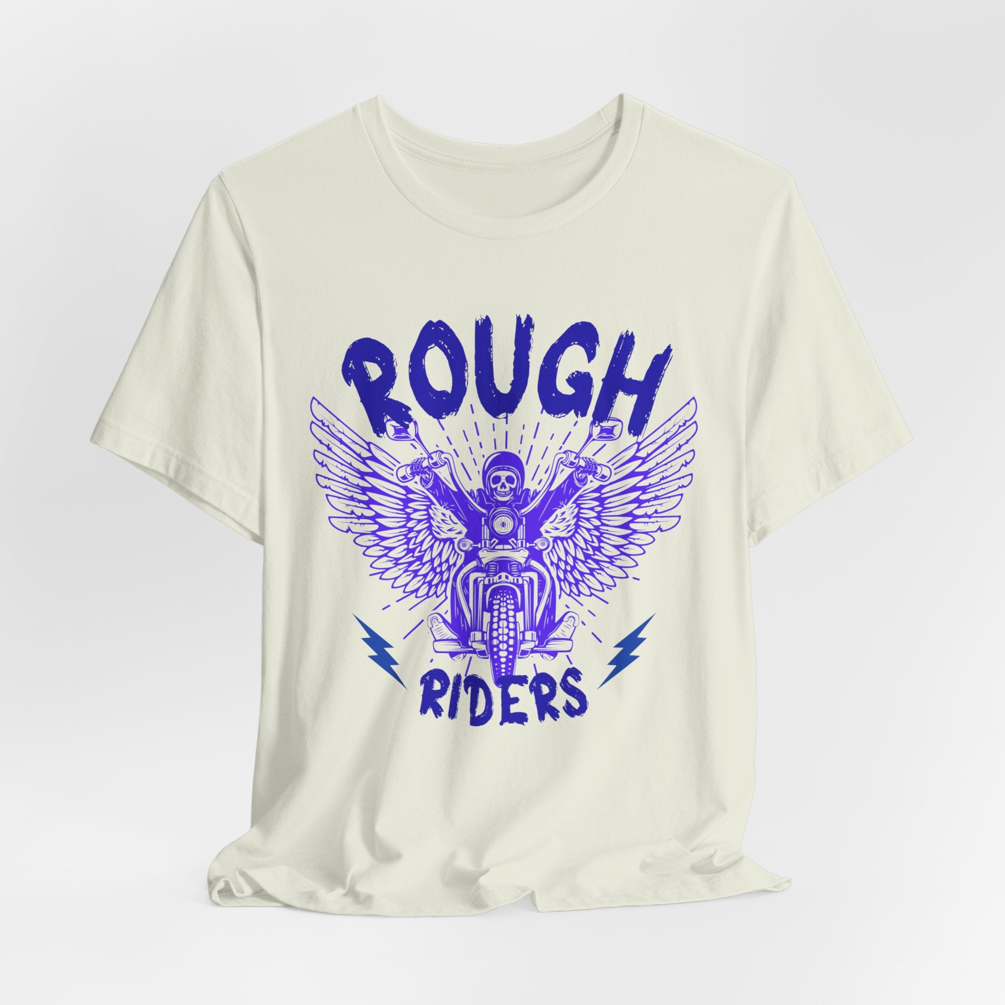 Rough Riders Motorcycle Tee | Unisex Vintage T-Shirt | Biker Apparel | Gift for Him | Casual Cool Shirt | Freedom Ride Fashion
