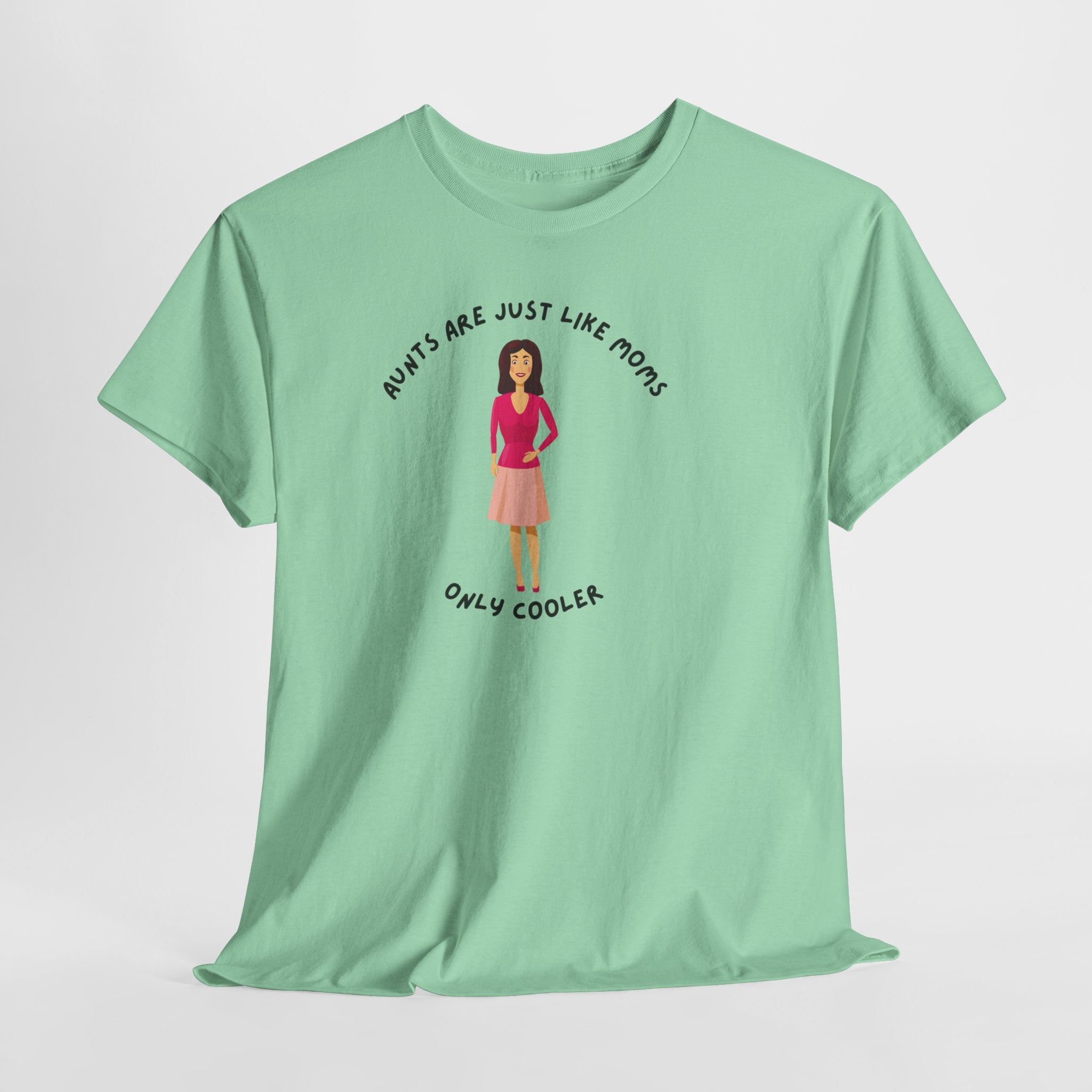 Fun Cool Aunt Unisex Heavy Cotton  Tee Shirt
