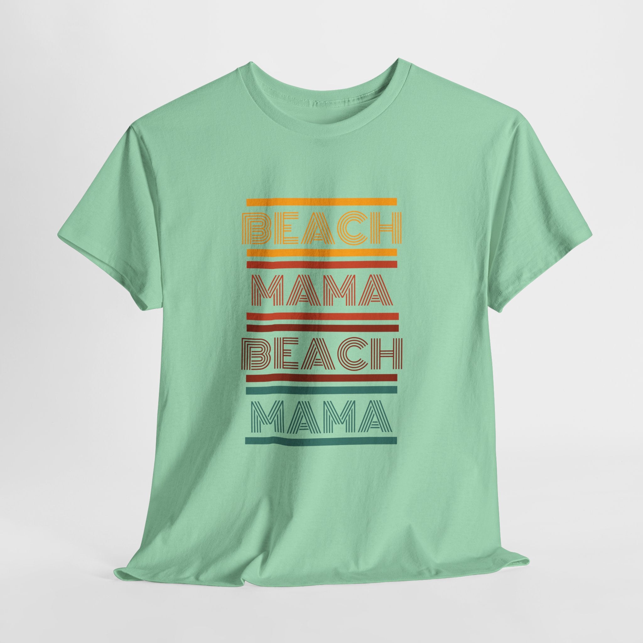 Grandma gets to show her Love for Sand and Salt Water too in this Fun Retro Beach Mama Tee shirt