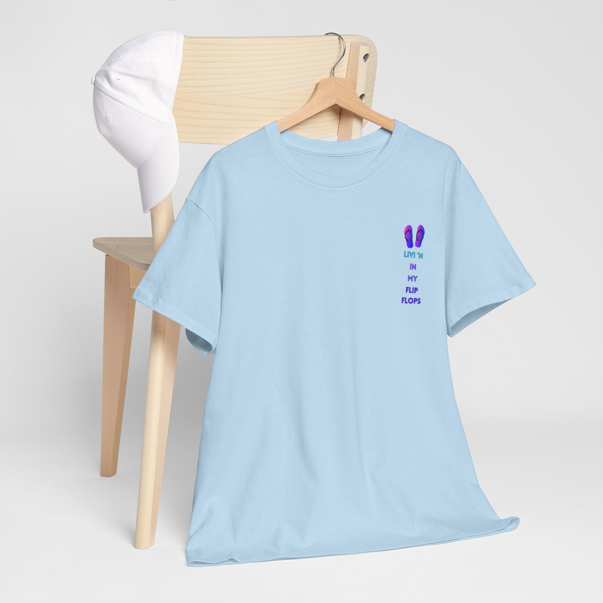 Proclaim to all that you are  Livi'n In My Flip Flops Unisex T shirt   Keep Summer in your attitude, all year long