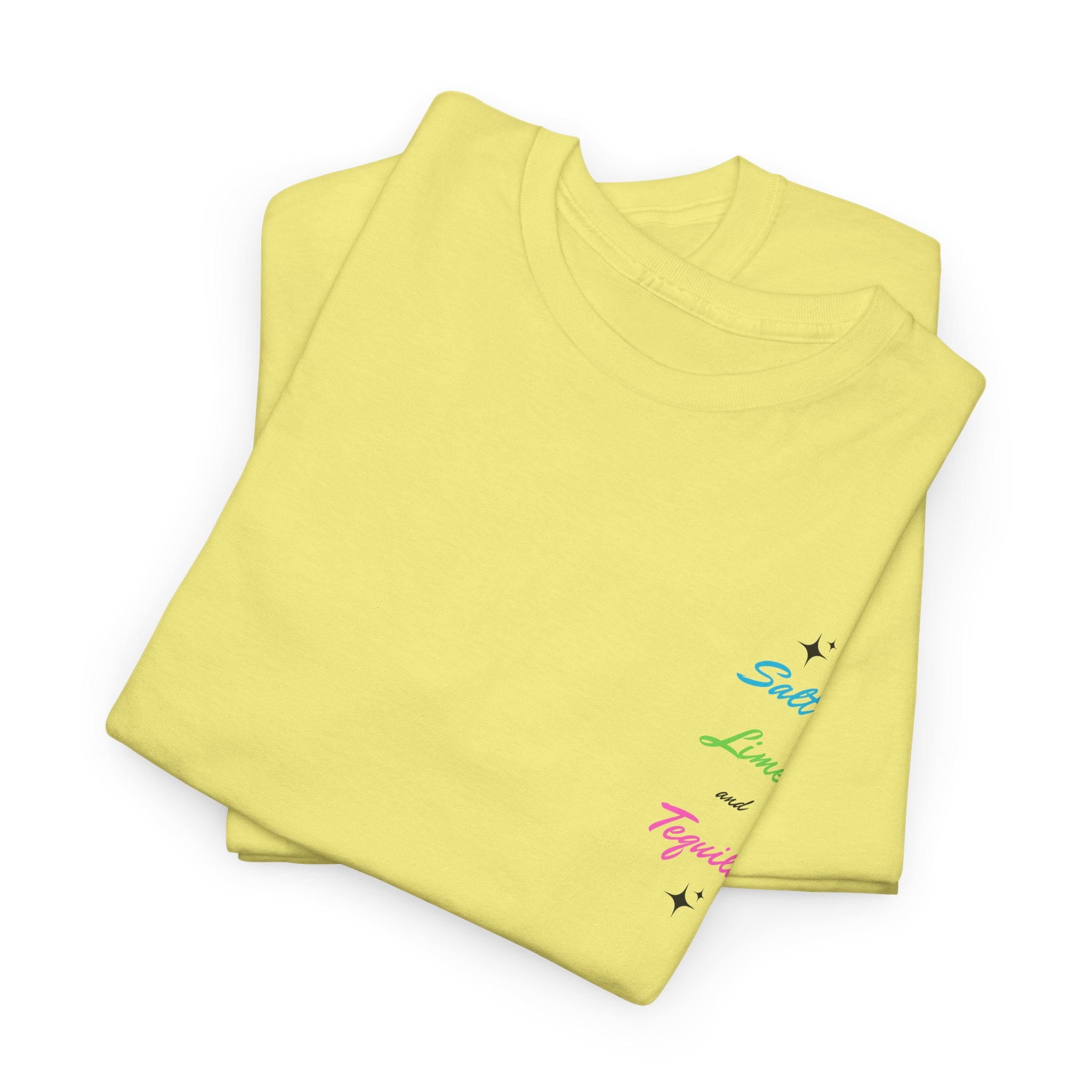 Fun Classic Salt- Lime- Tequila Unisex Heavy Cotton T Shirt, Drink the Summer Up