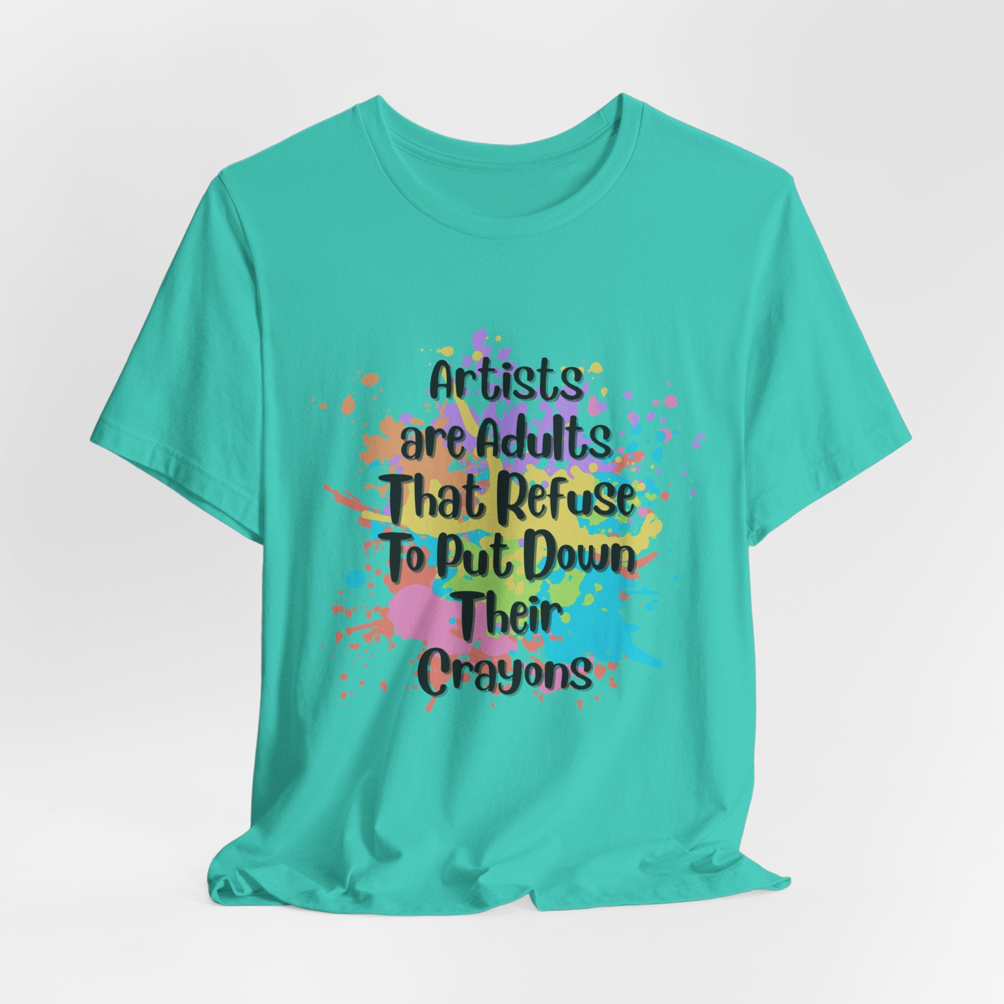 Fun Creative Artist Unisex Heavy Cotton Tee for Art Lovers, Gift for Artists, Quirky T-Shirt, Fun Casual Wear, Birthday Gift, Art Enthusiast Shirt