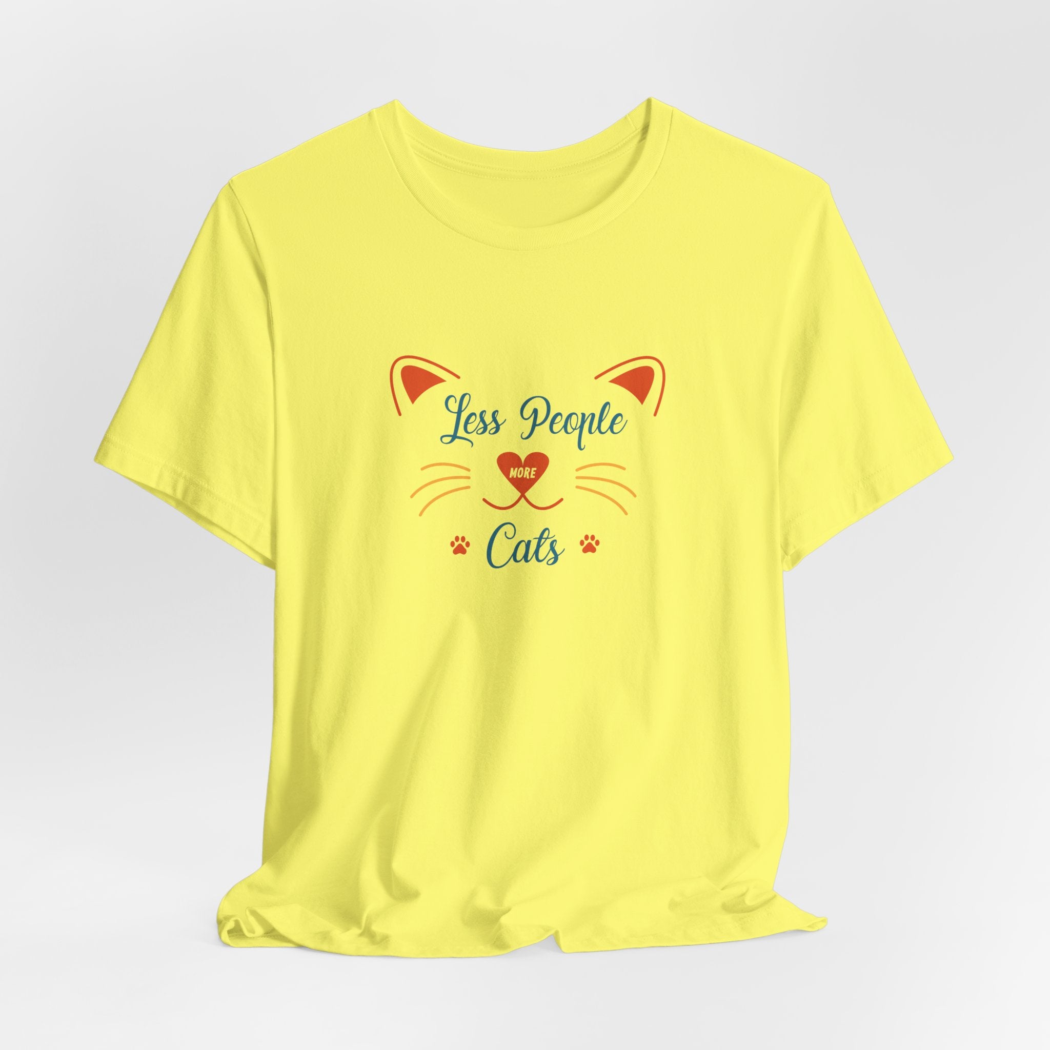 Cute and Funny Cat Lover Unisex Heavy Cotton Tee, Perfect Gift for Cat Owners, Funny Cat Shirt, Animal Lover Apparel, Birthday Gift for Pet Lovers