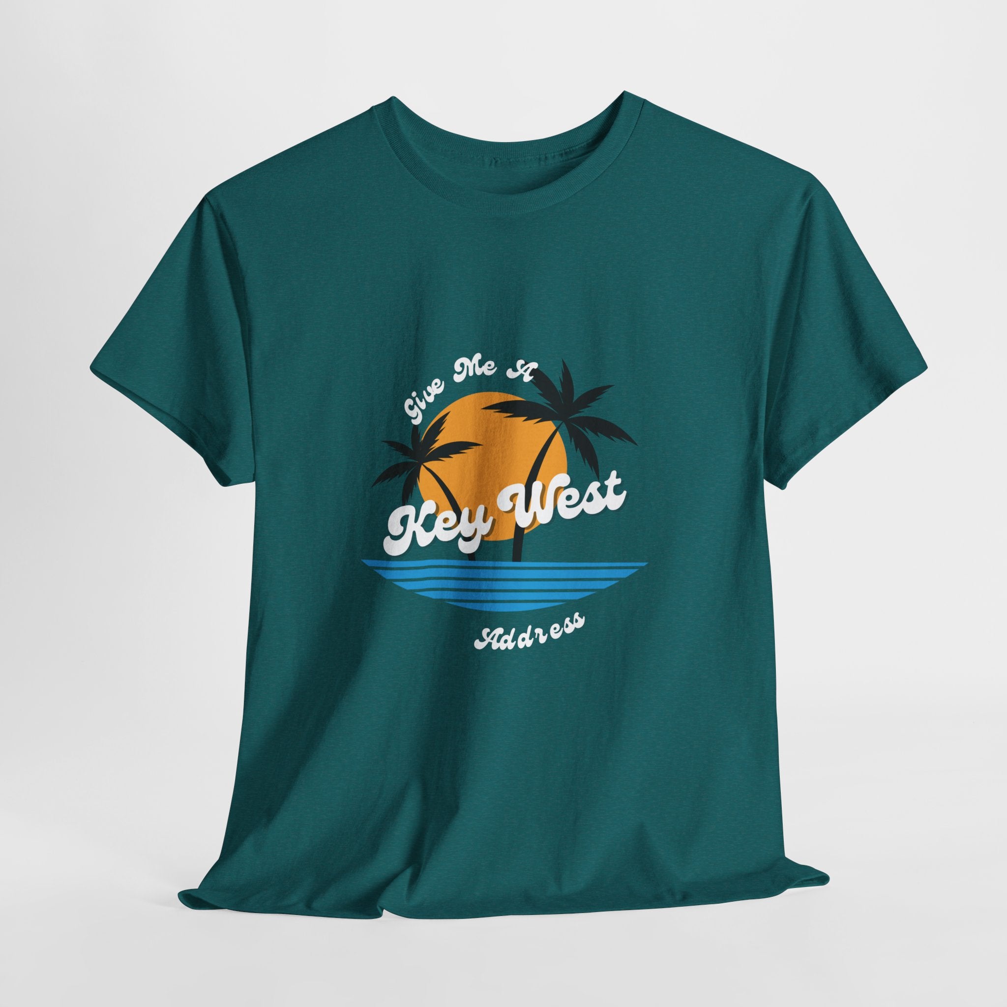 Even Kids shout...Give Me A Key West Address Unisex Tee,  Adult sizes too Summer Graphic Tee, Vacation Shirt, Beachwear, Fun Gift for Friends, Family Getaways