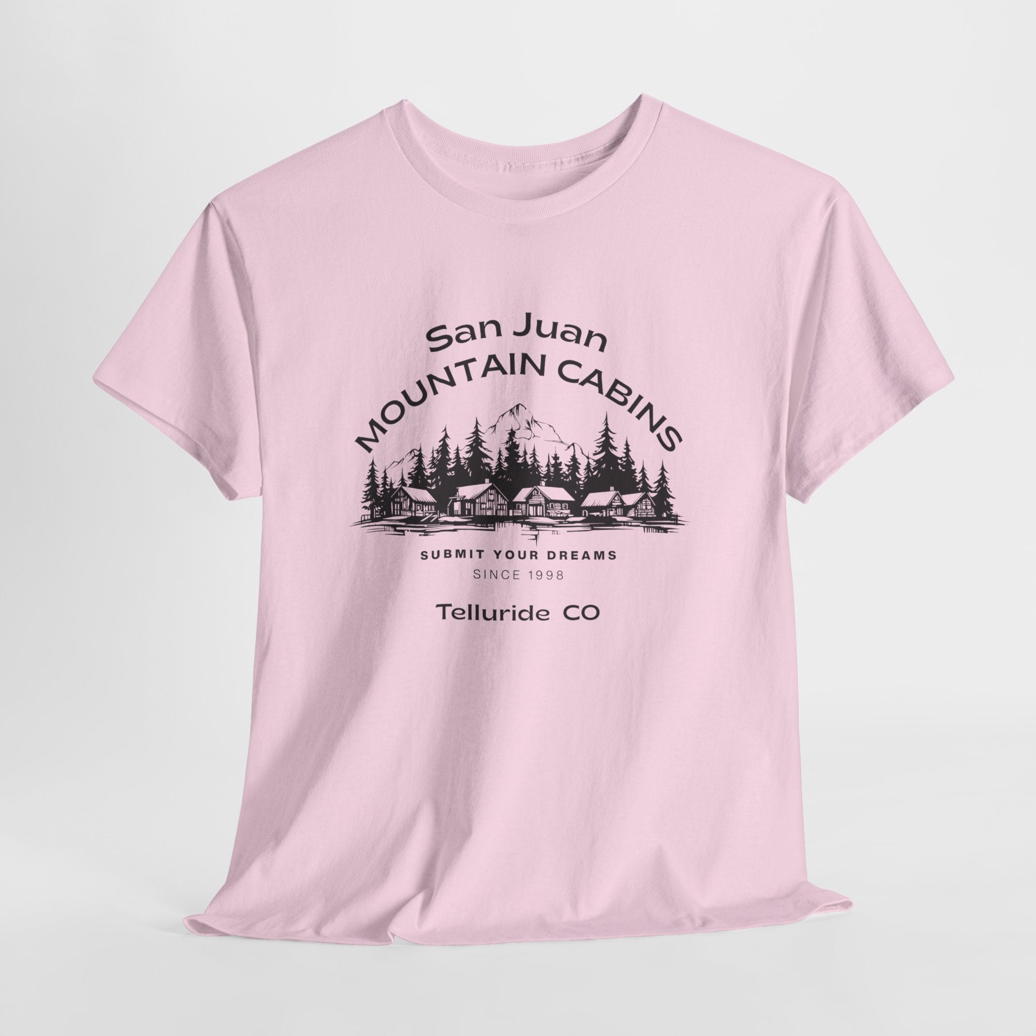Ultra Exclusive San Juan Mountain Cabins Telluride, Colorado Unisex Tee -