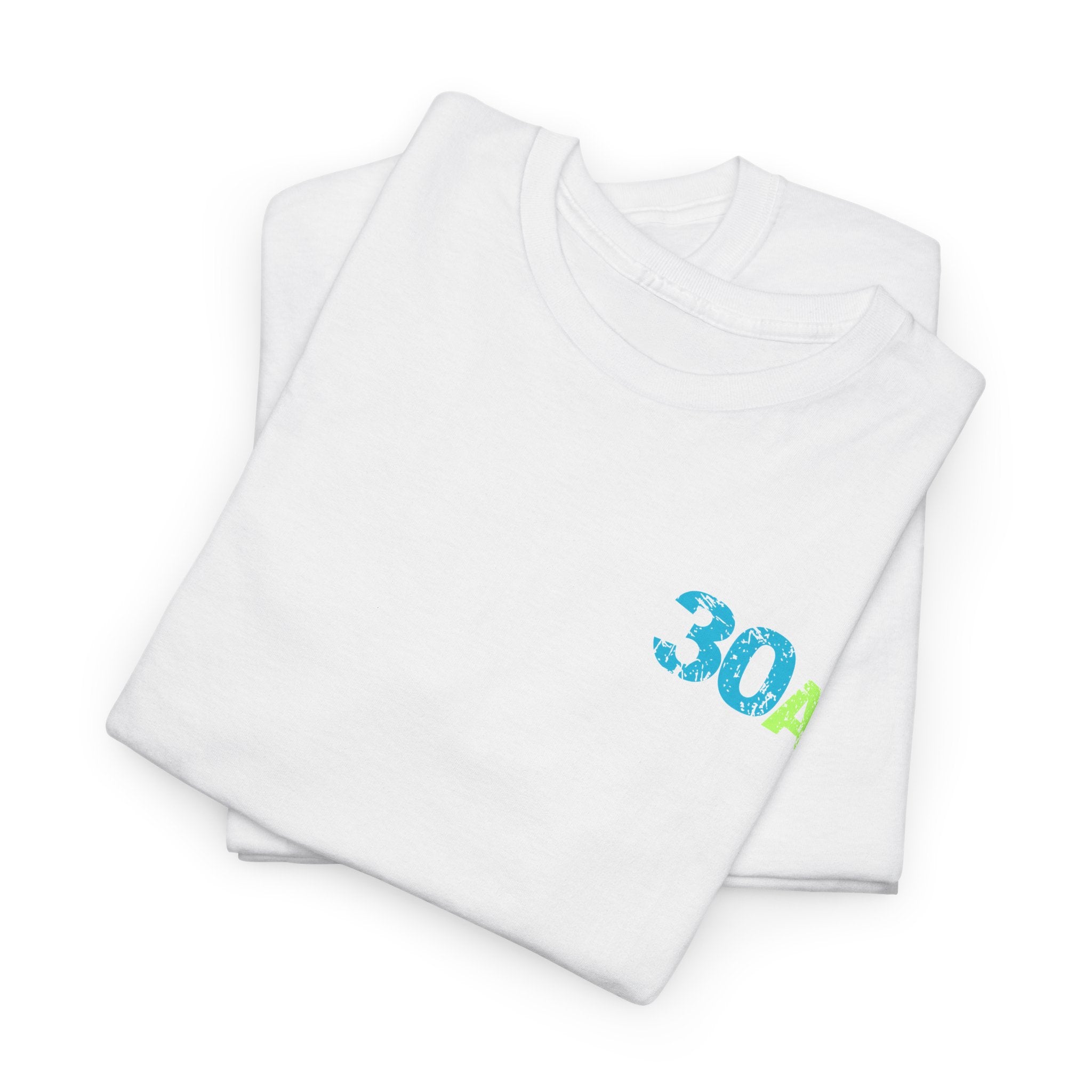 Distressed 30A Beach Logo Unisex Heavy Cotton T-Shirt — Emerald  Coastal Highway Vacation Tee