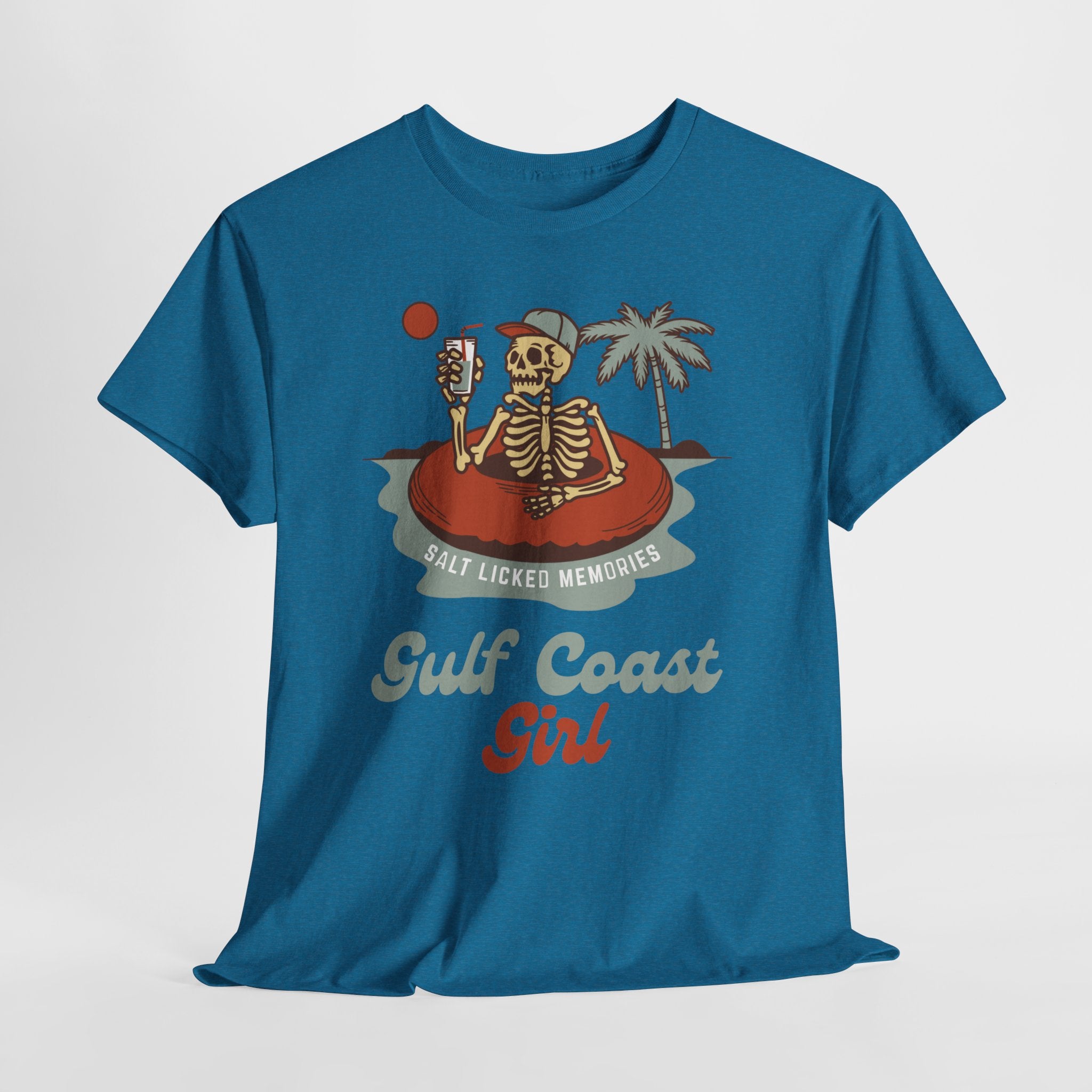 Proud and Edgy Dead Gulf Coast Girl Tee Shirt Unisex Heavy Cotton