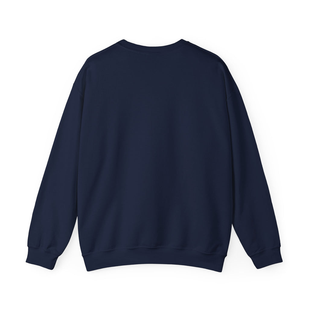 Funny and Naughty Christmas Unisex Crewneck Sweatshirt — "Ready for a Little Snow & Tell?" Santa Graphic