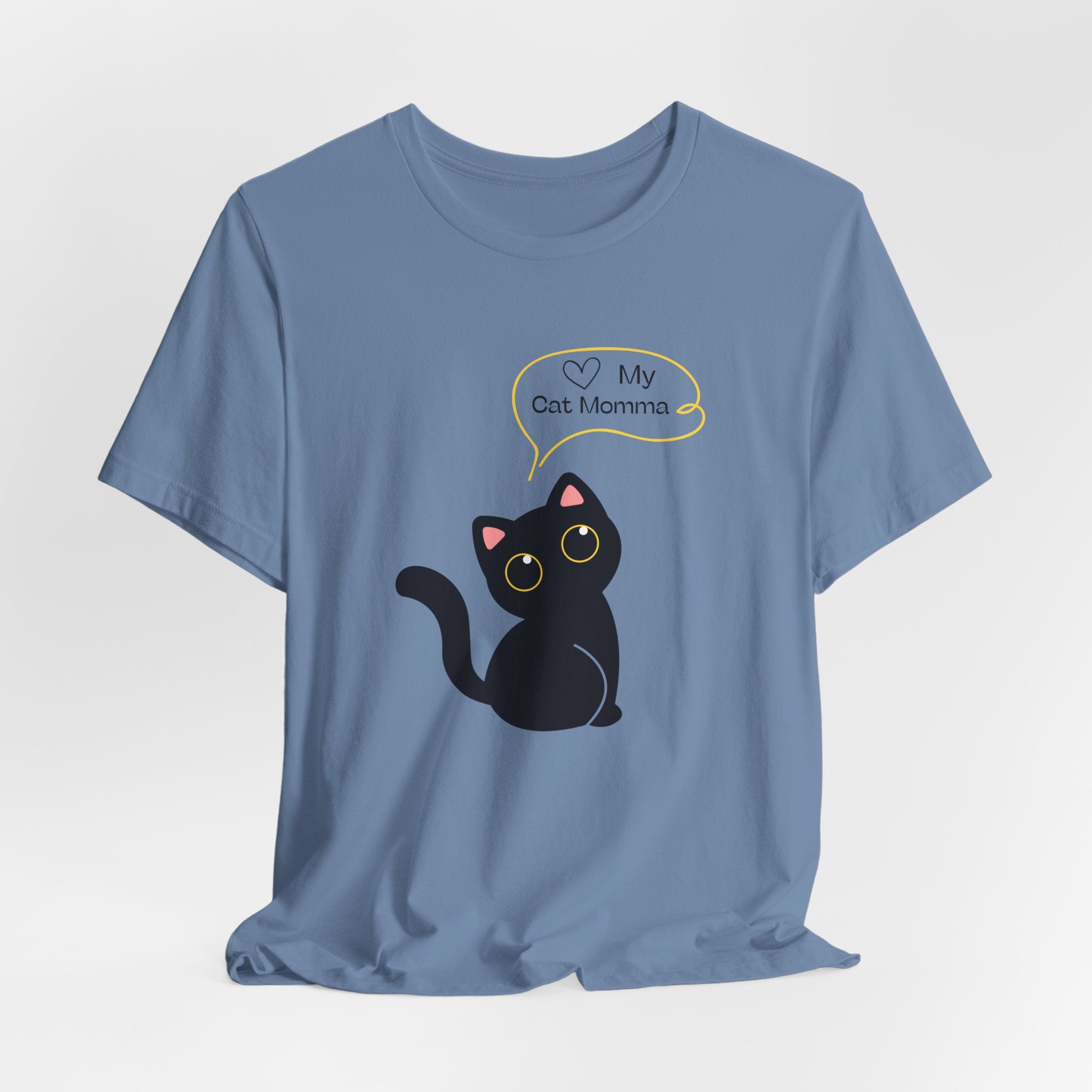 Cute Cat Mom Unisex Tee - Perfect for Cat Lovers, Gifts for Pet Moms, Casual Wear, Animal Lovers, Cat-themed Birthday