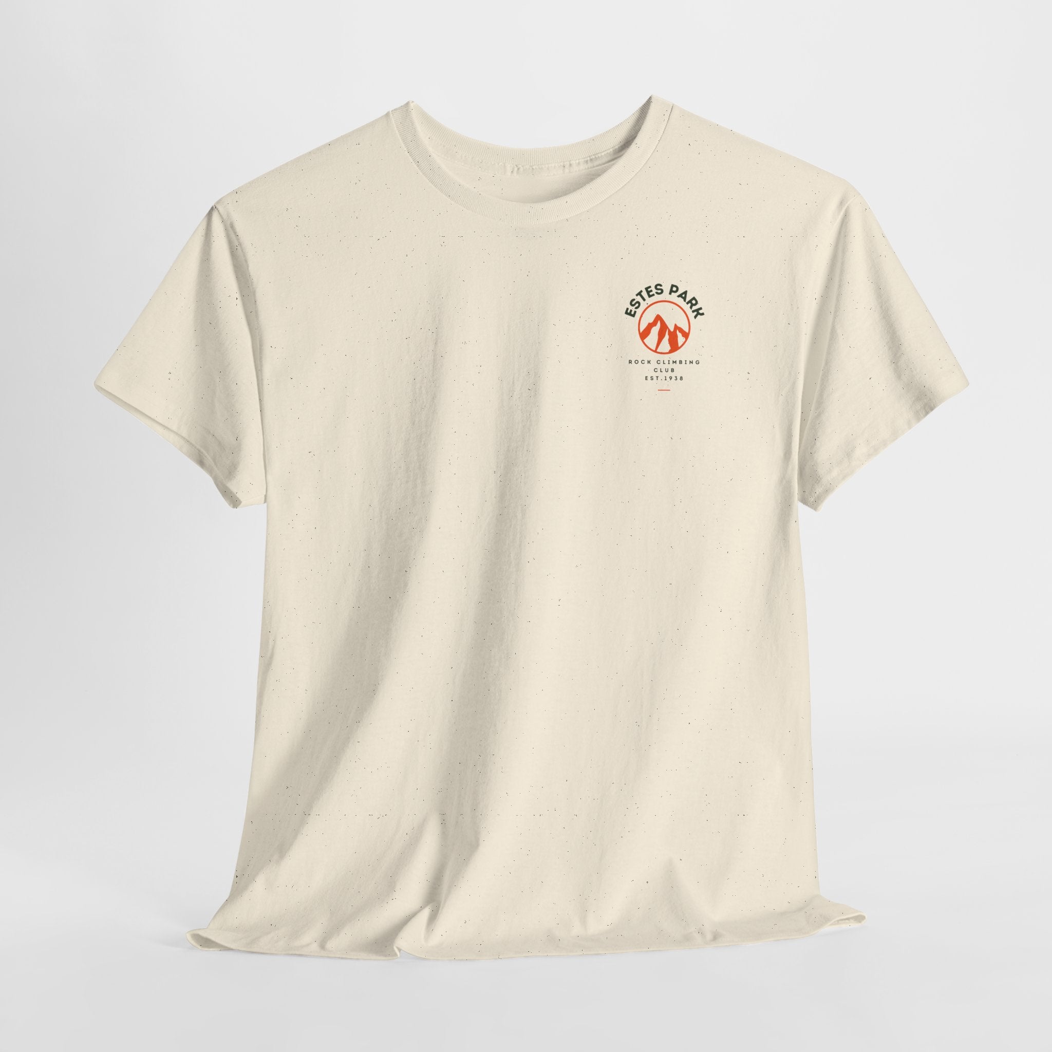 Estes Park Colorado Climbing Club Unisex Heavy Cotton Tee - Casual Comfort for Everyday Wear | Perfect Gift for Birthdays, Holidays, and Celebrations, Graphic Tee, [...]