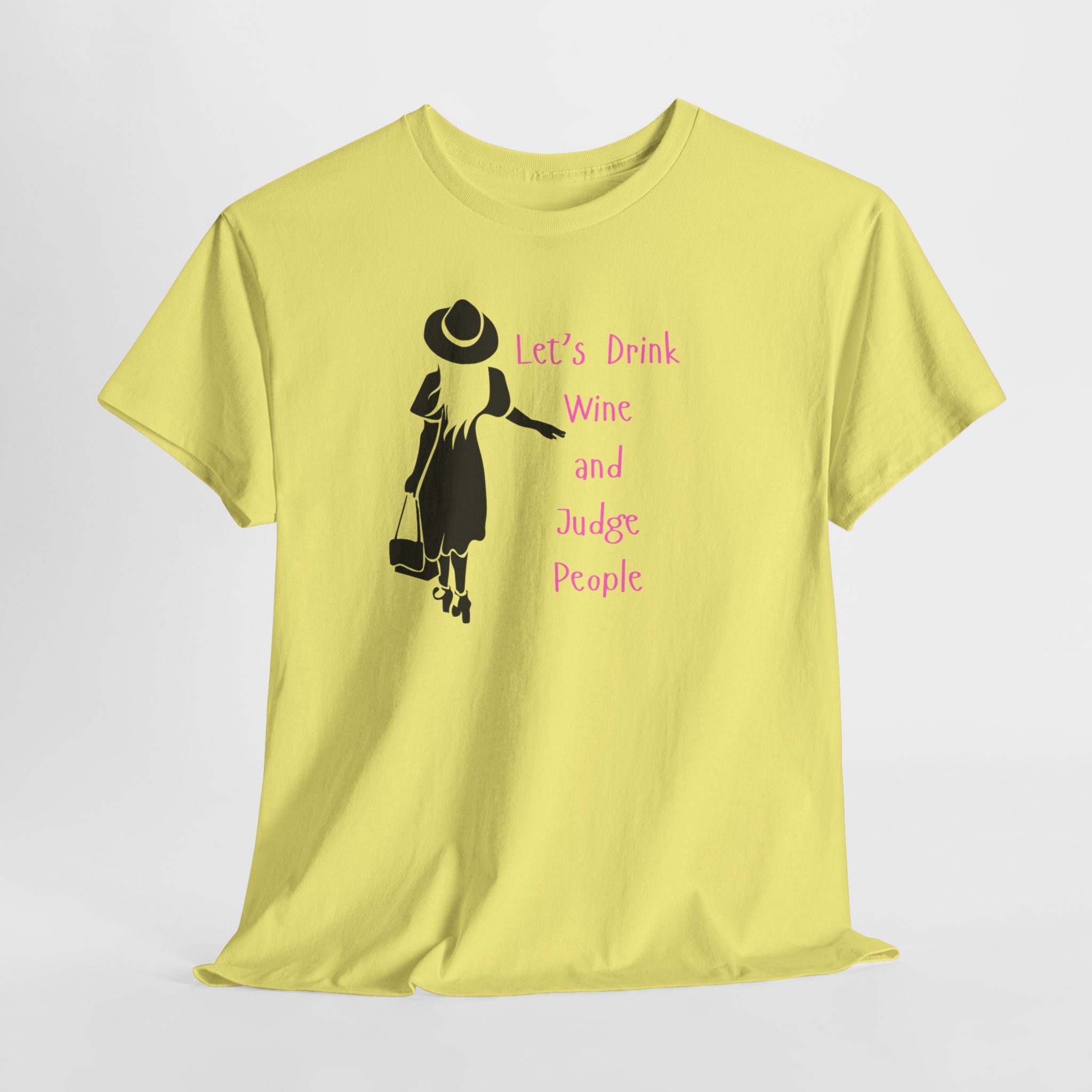 Bitchy but Fun   Let's Drink Wine Unisex Cotton Tee, Funny Wine Lover Shirt, Gift for Wine Enthusiasts, Perfect for Wine Night, Stay Classy Attire
