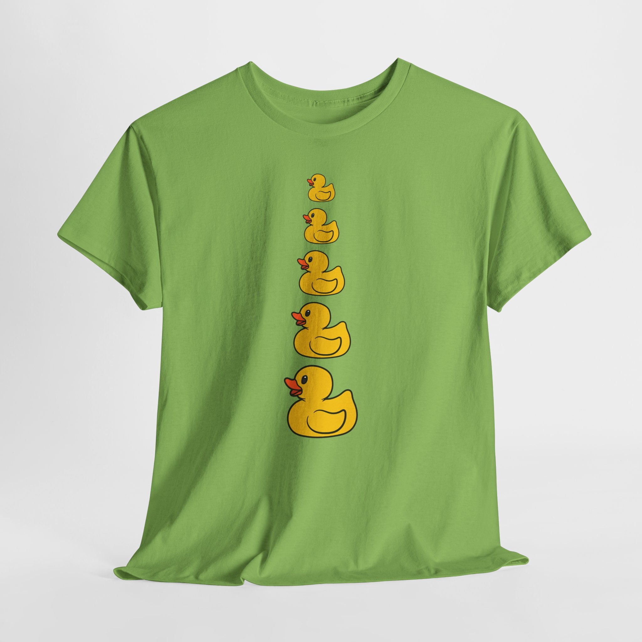 Whimsical Fun Rubber Ducky Tee  Unisex Heavy Cotton Shirt (Adult Sizes Too)