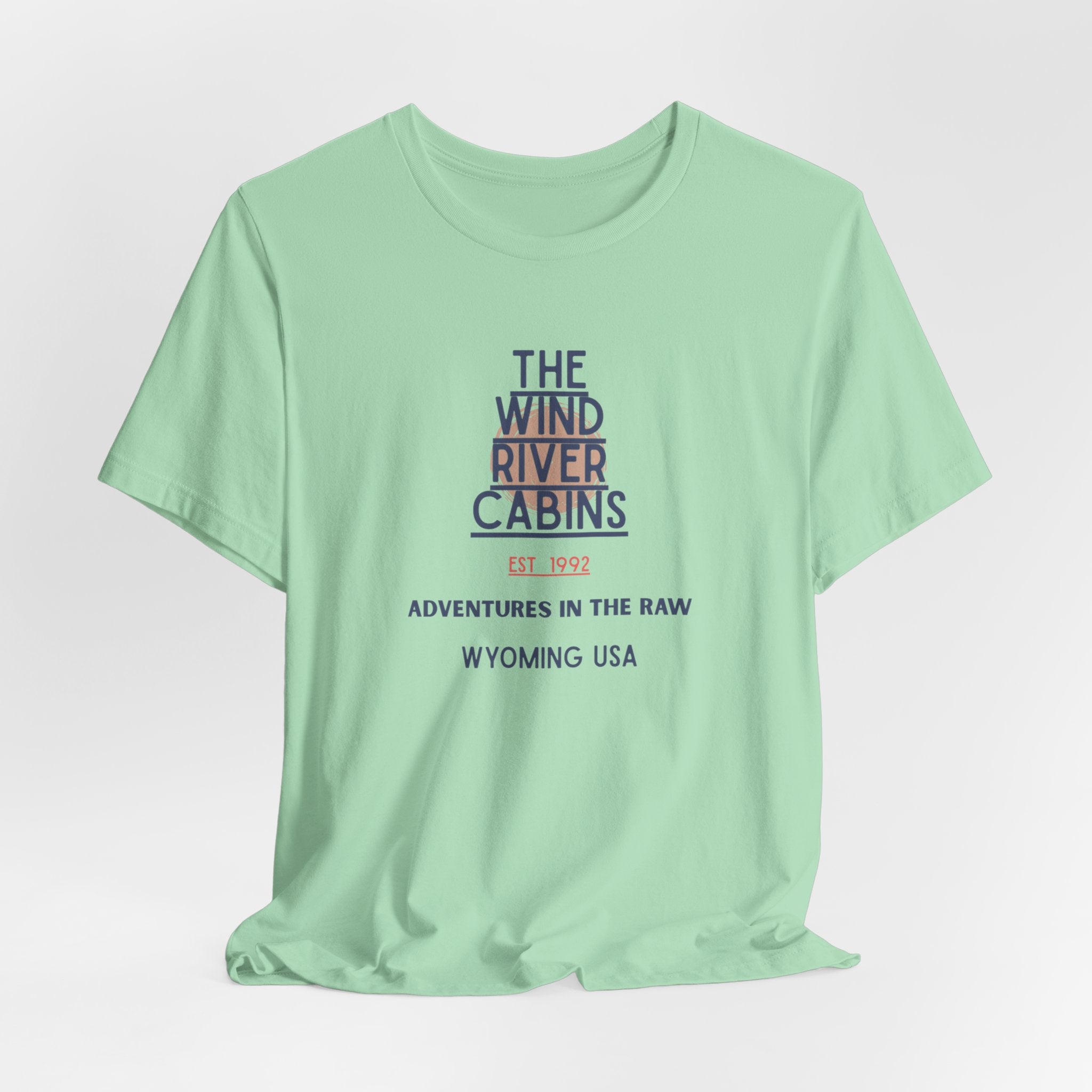 Wind River Cabins Adventure  (Clothing Optional Resort) Tee | Unisex Jersey Short Sleeve Shirt for Outdoor Enthusiasts, Travel Gifts, Cabin Decor, Nature Lover [...]