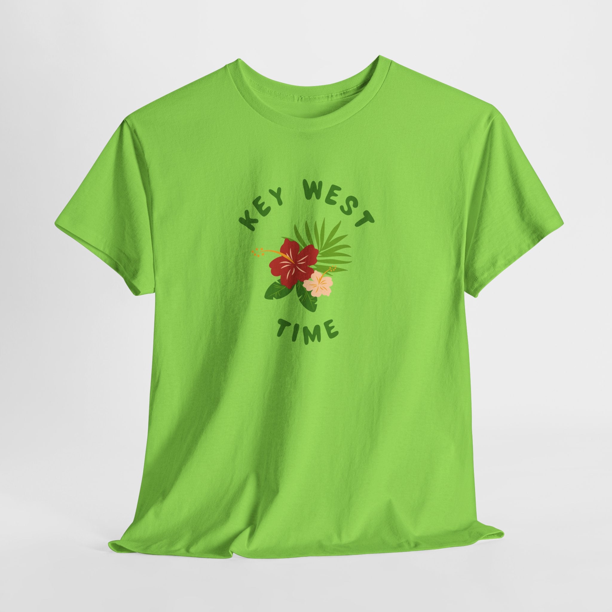 We All Want To Be On Key West Time Unisex Heavy Cotton Tee Shirt  Fun, Casual