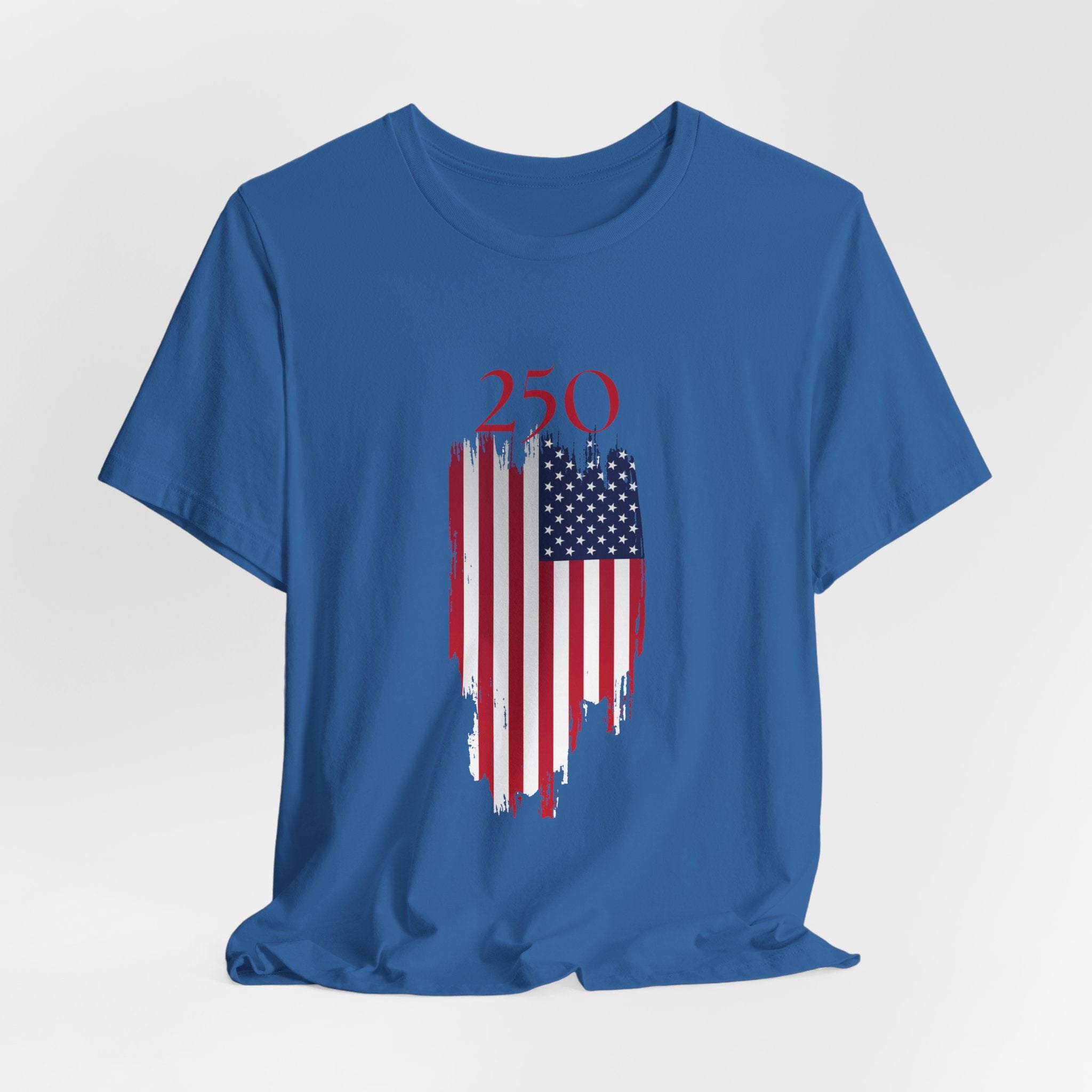 Patriotic 250th USA Birthday Tee, USA Flag Shirt, Unisex Graphic Tee, 4th of July Apparel, Memorial Day Gift, Summer Style